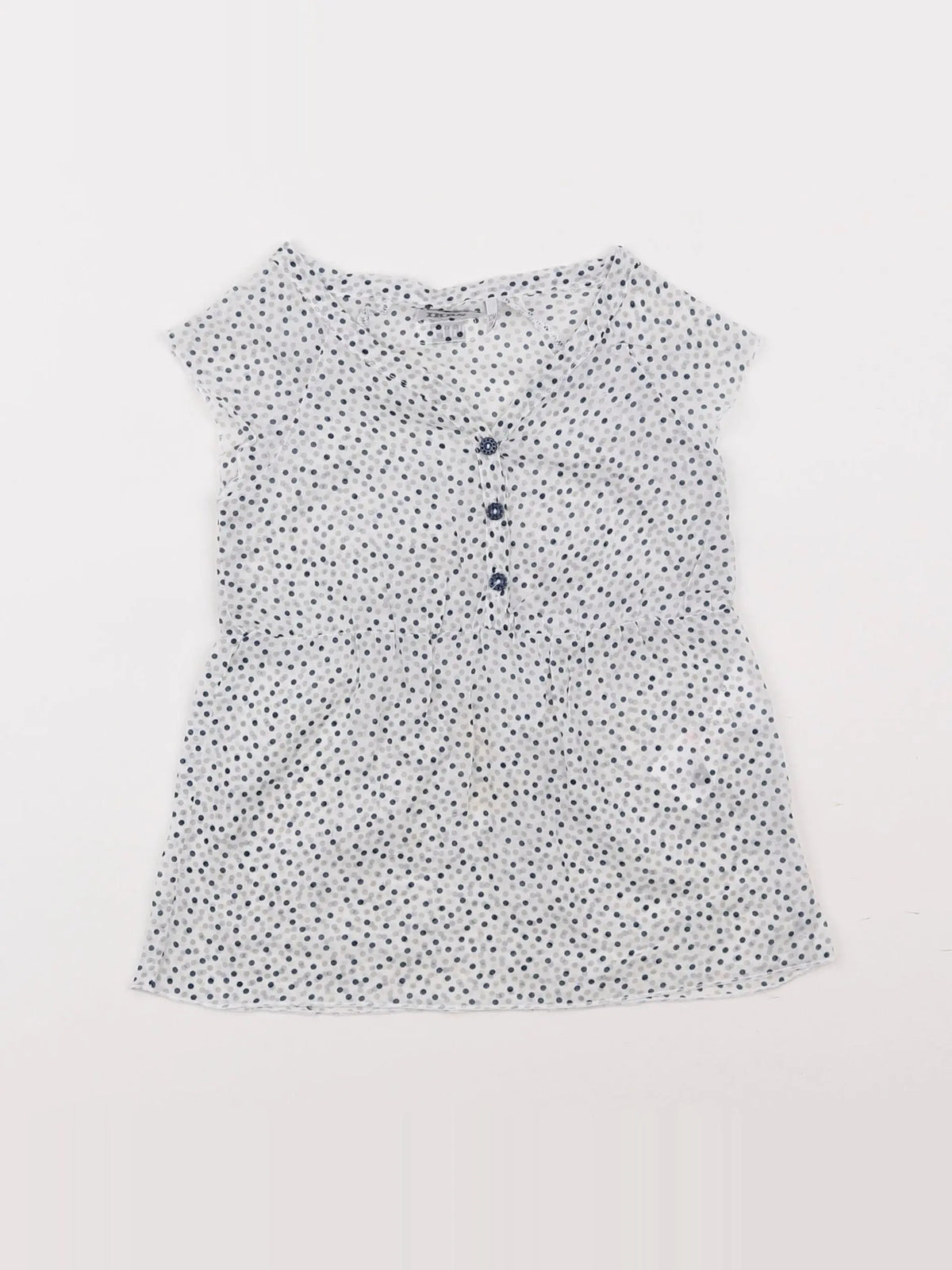 IKKS - blouse blanc, gris - 12 mois