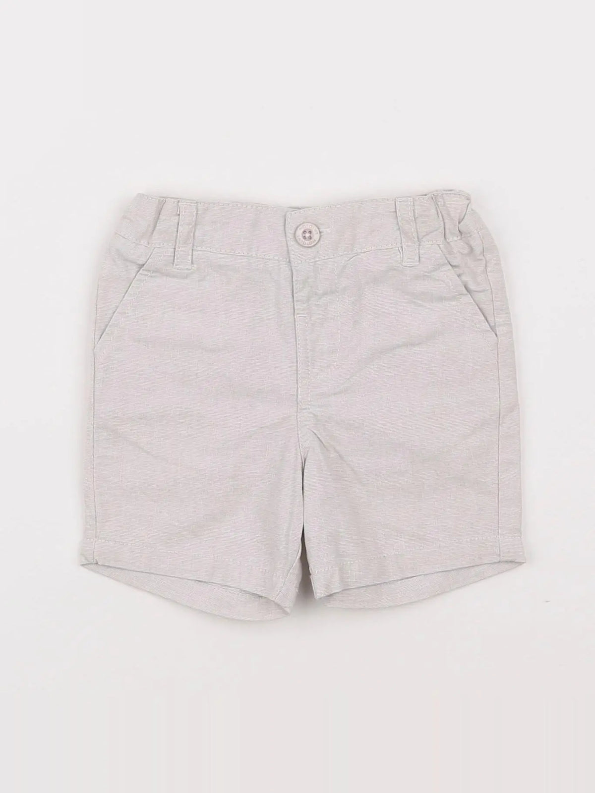 Natalys - short gris - 6 mois