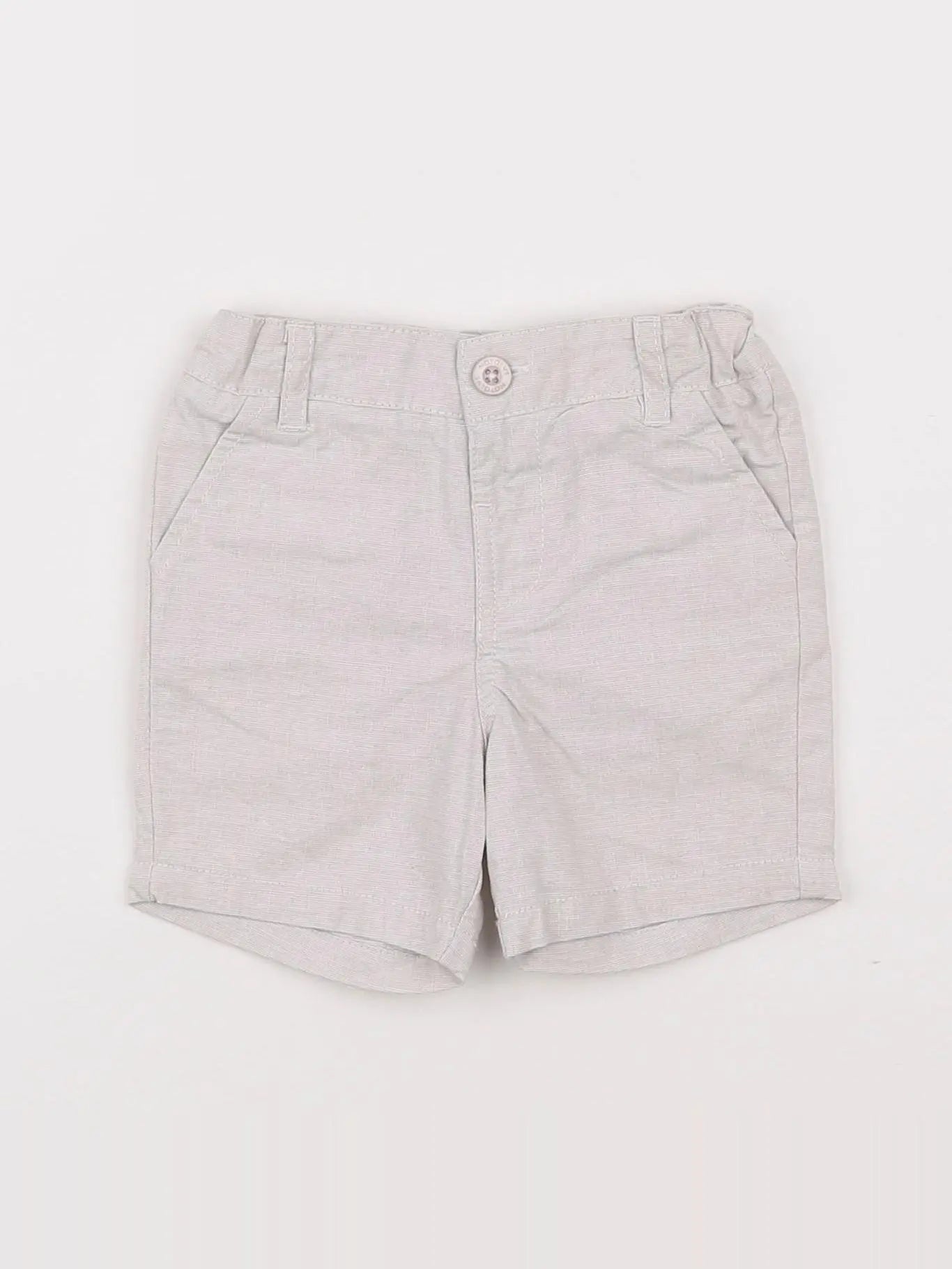 Natalys - short gris - 6 mois