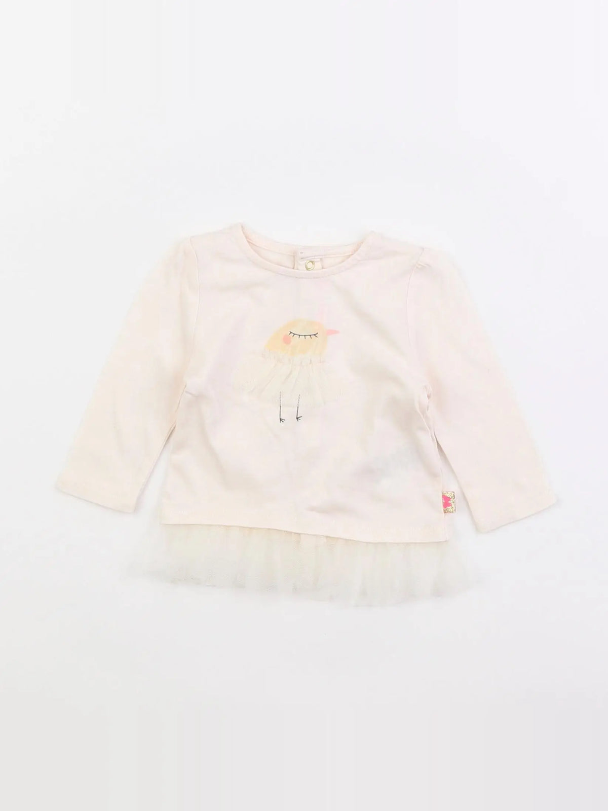 Billie Blush - tee-shirt beige - 3 mois