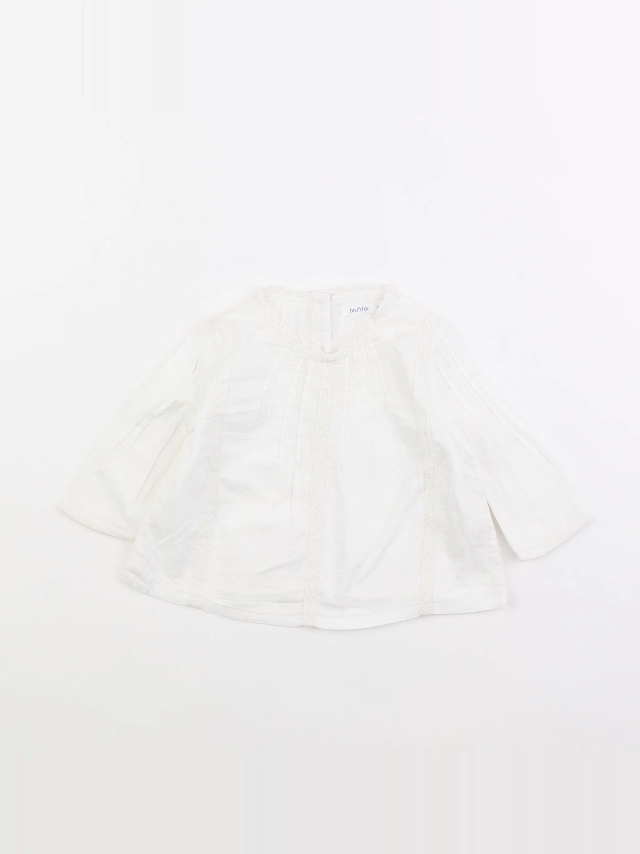 Boutchou - blouse blanc - 6 mois