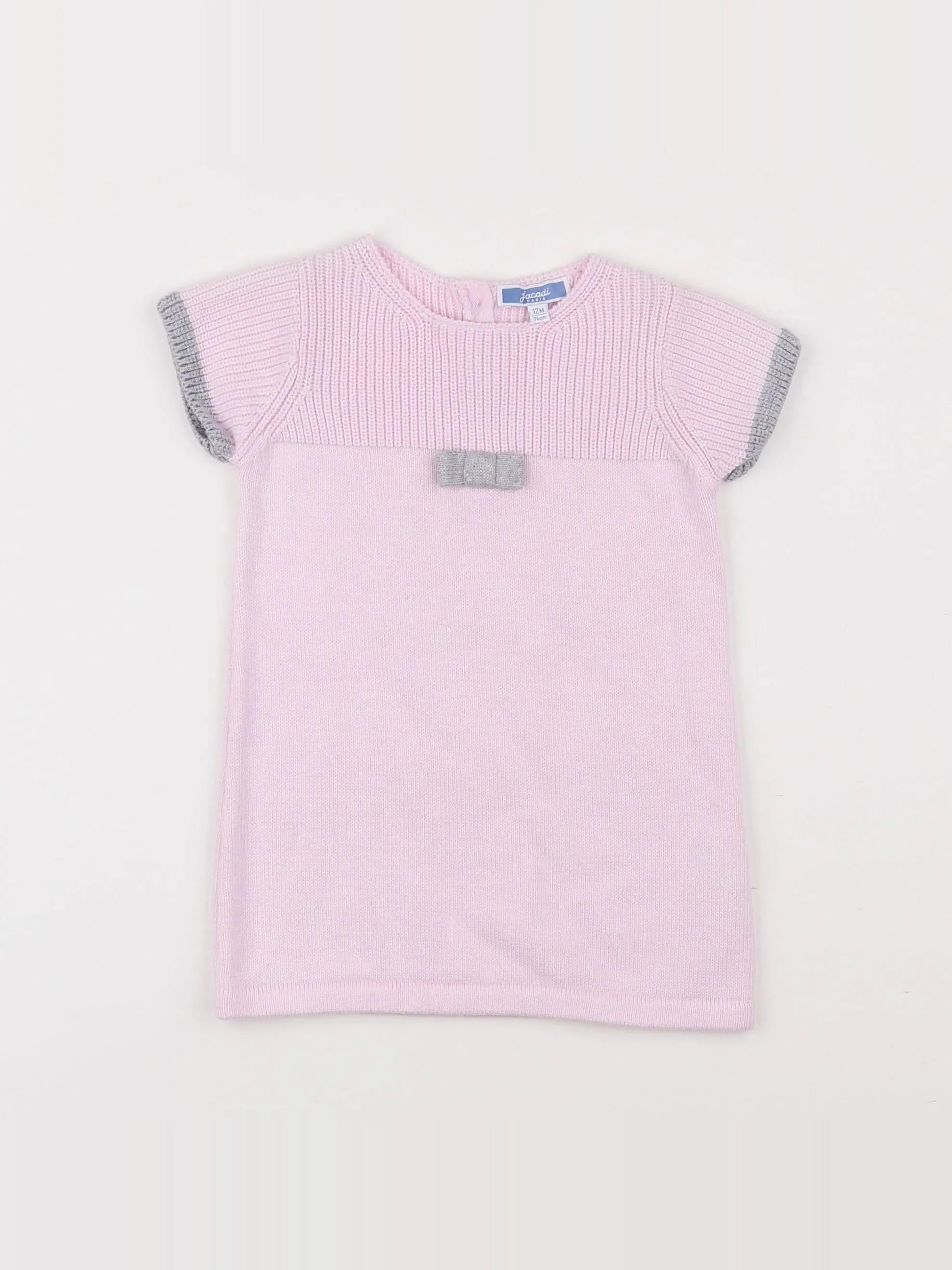 Jacadi - robe rose - 12 mois
