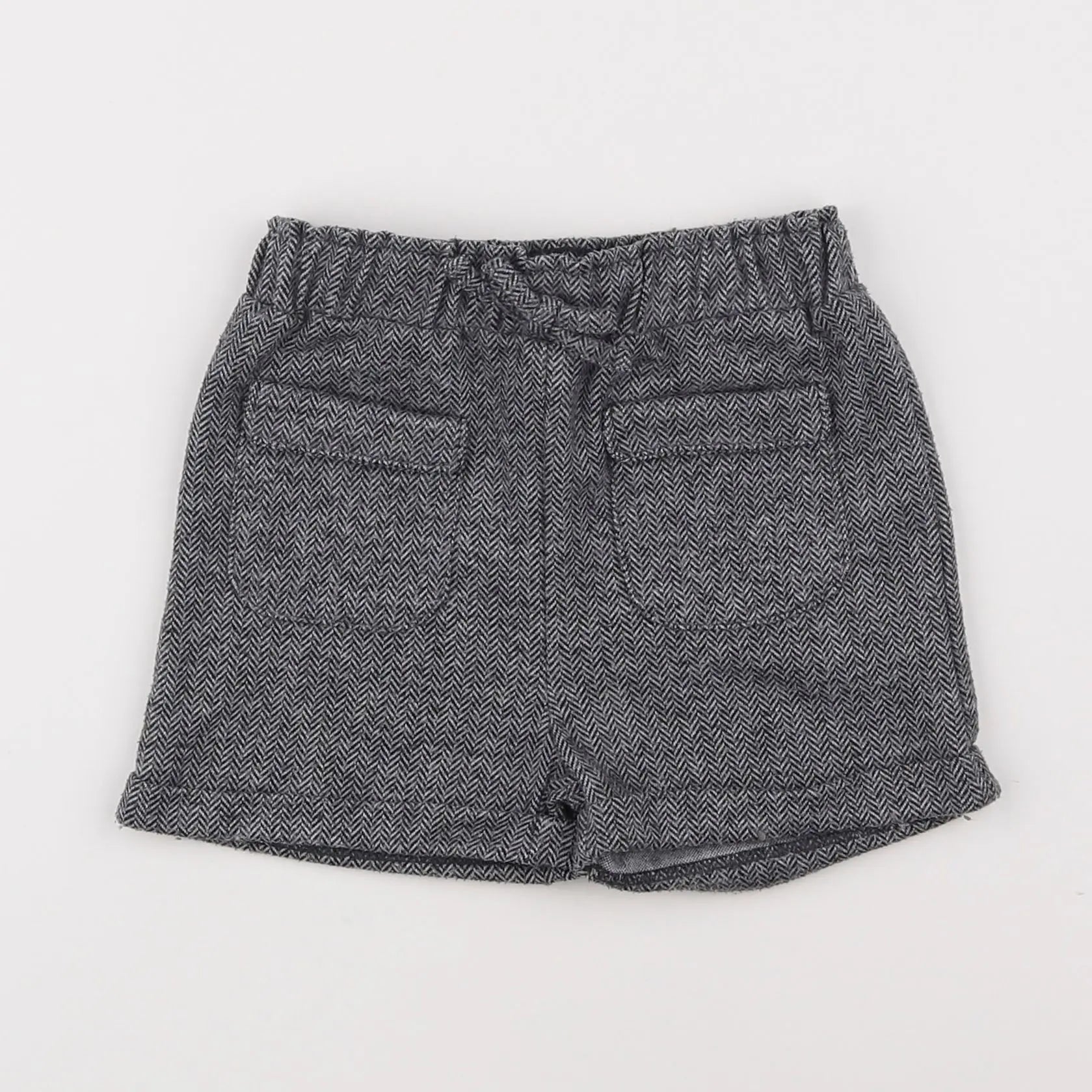 Vertbaudet - short gris - 18 mois
