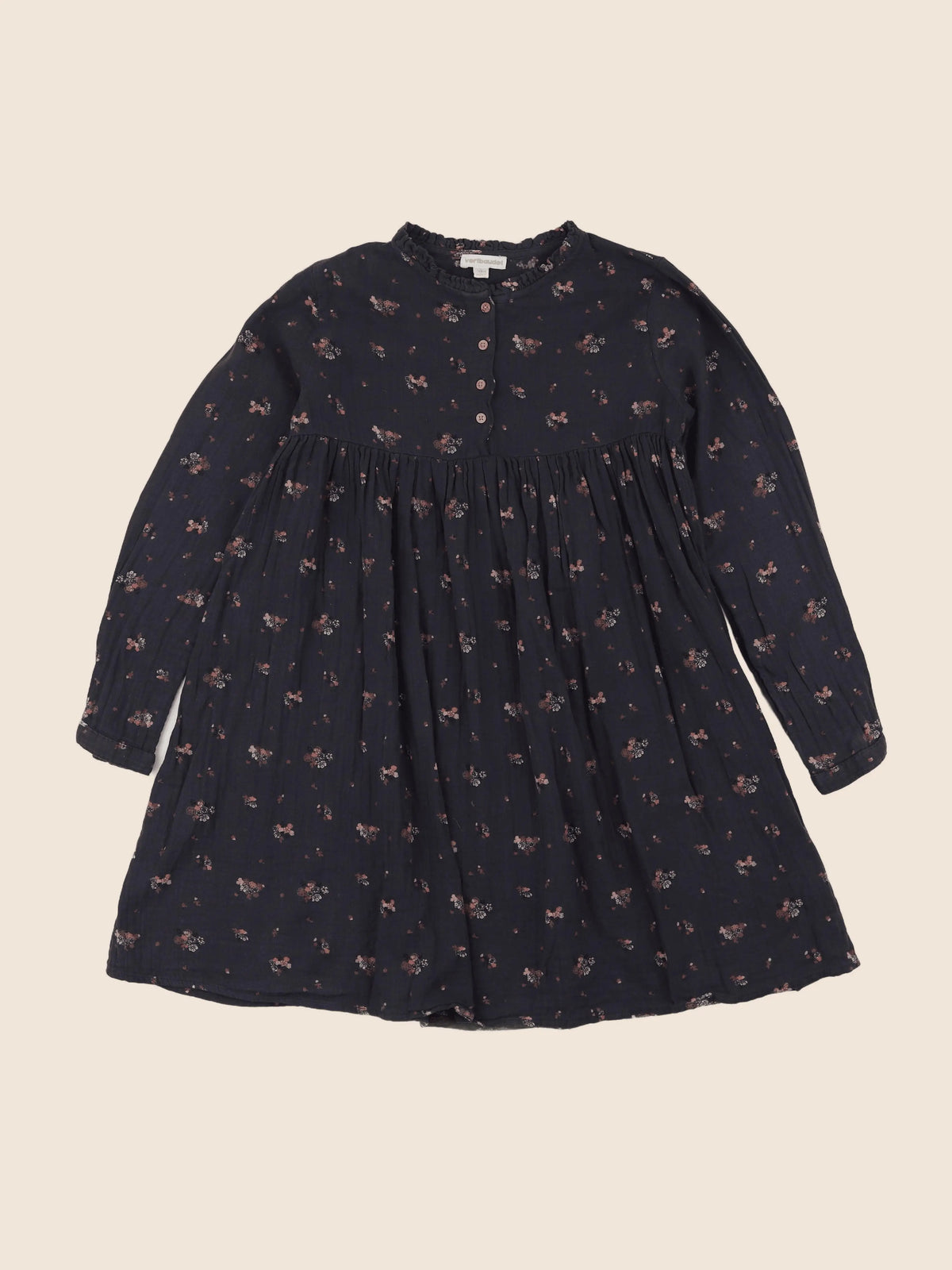 Vertbaudet - robe gris - 10 ans