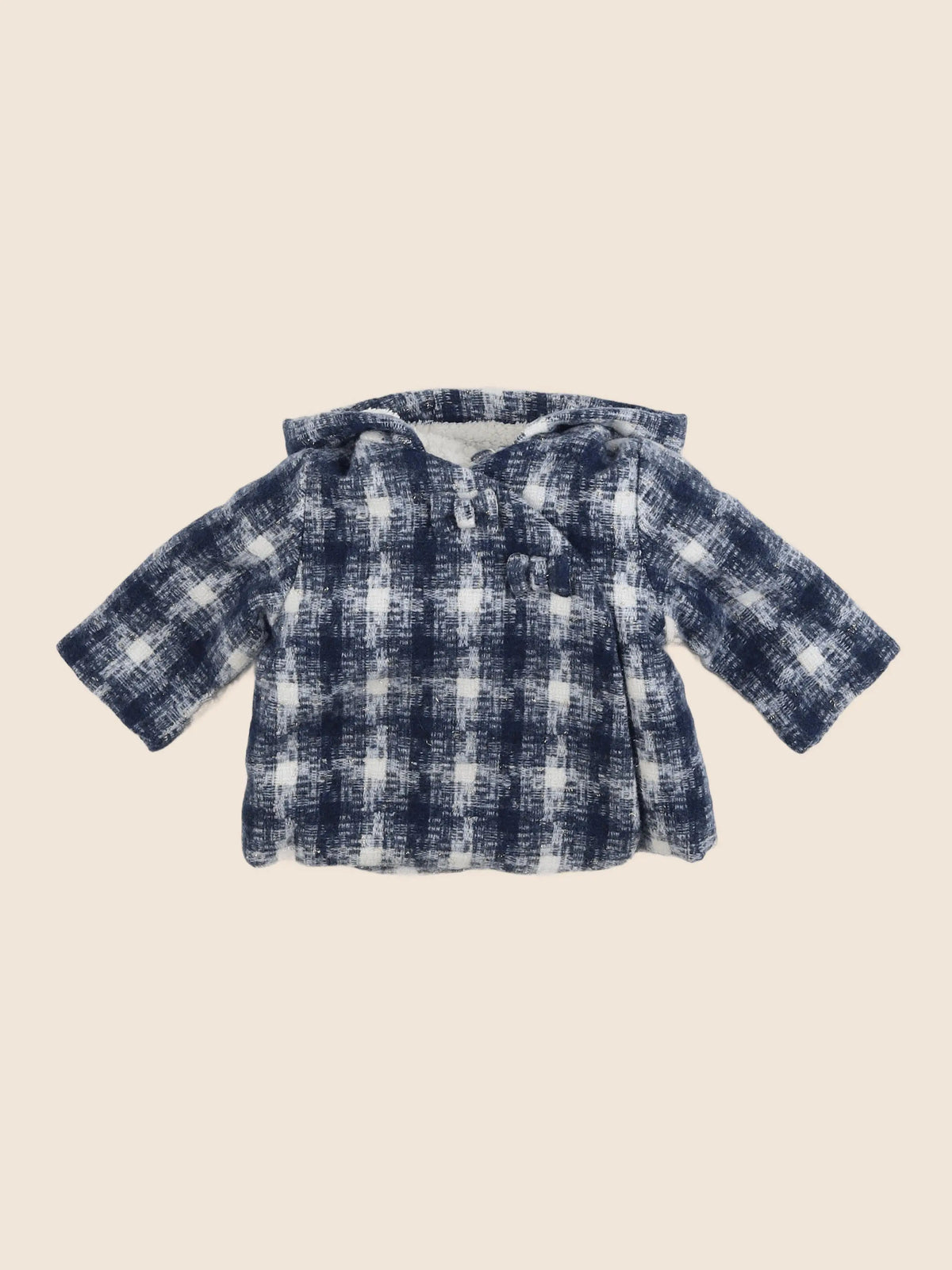 Vertbaudet - manteau bleu - 12 mois