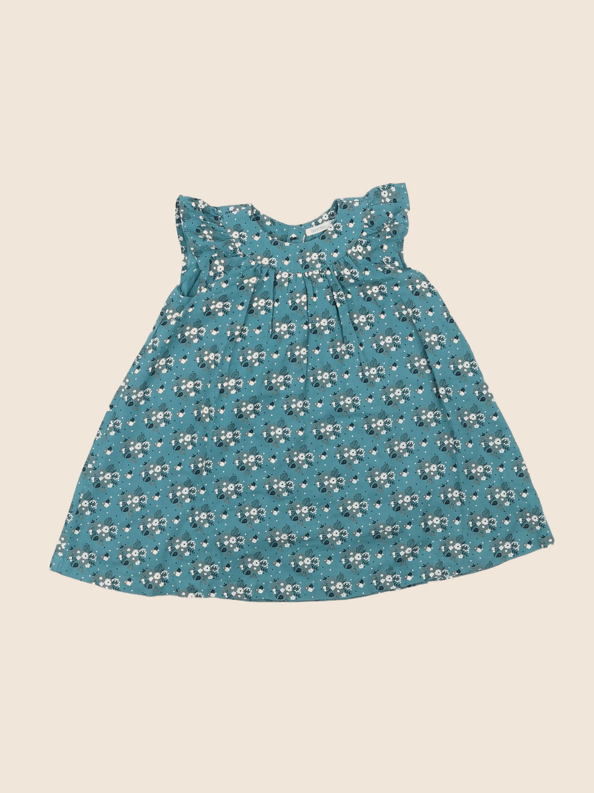 Boutchou - robe bleu - 12 mois