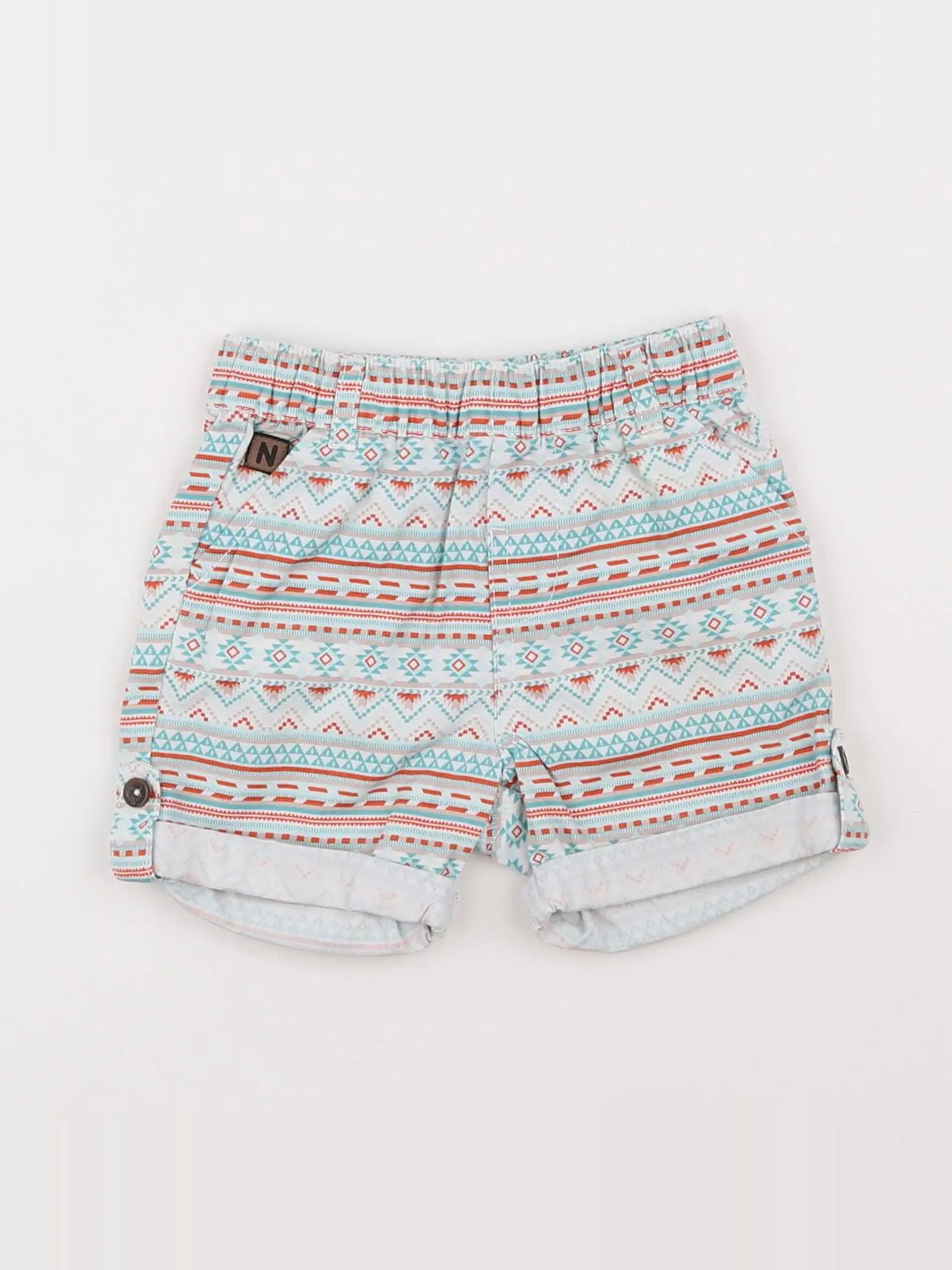 Natalys - short multicolore - 6 mois