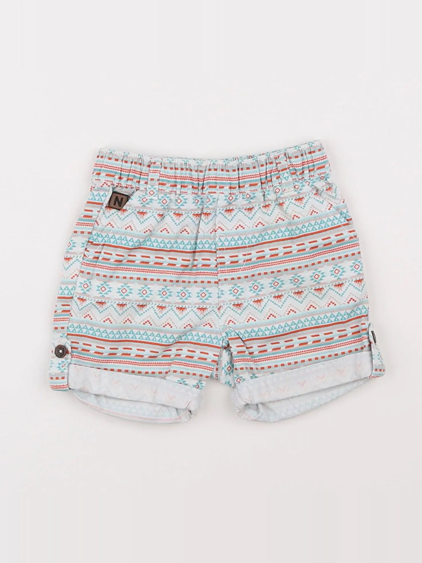 Natalys - short multicolore - 6 mois