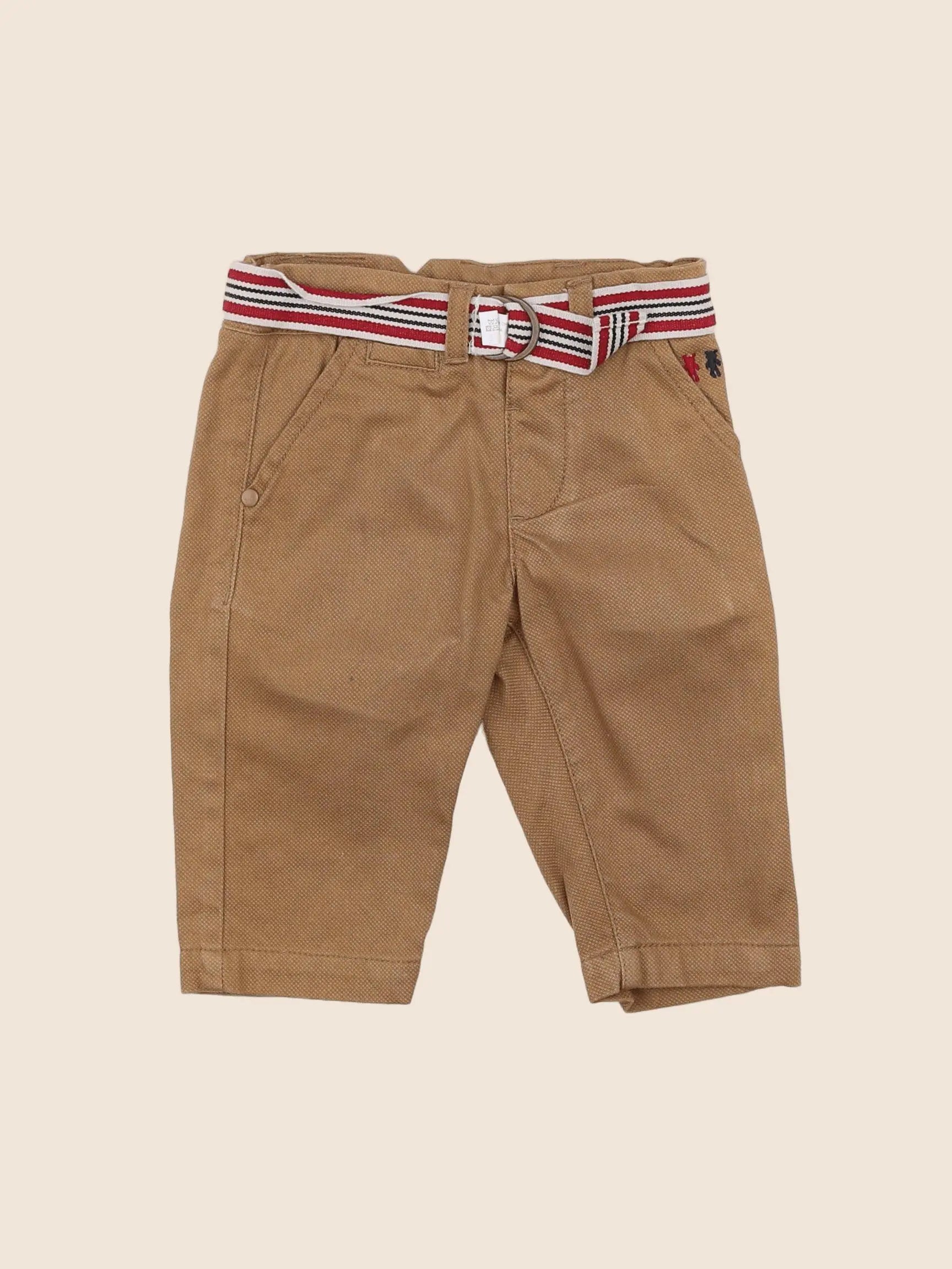 Natalys - pantalon marron - 6 mois