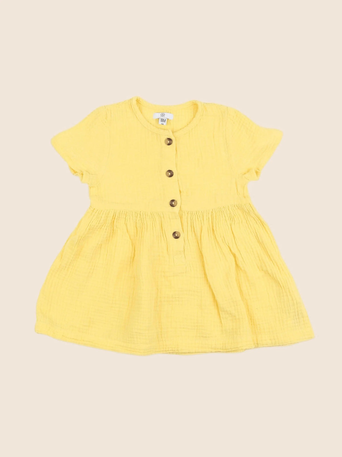 La Redoute - robe jaune - 18 mois