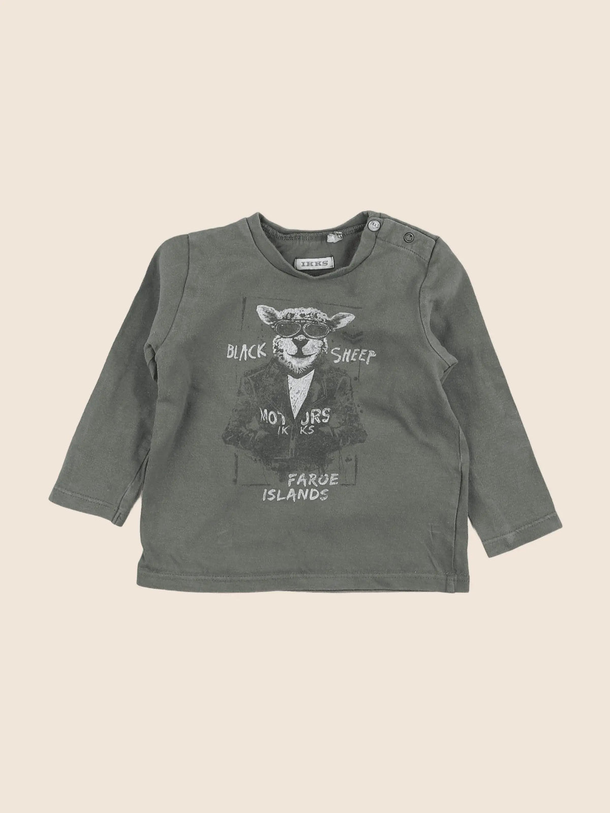 IKKS - tee-shirt vert - 12 mois