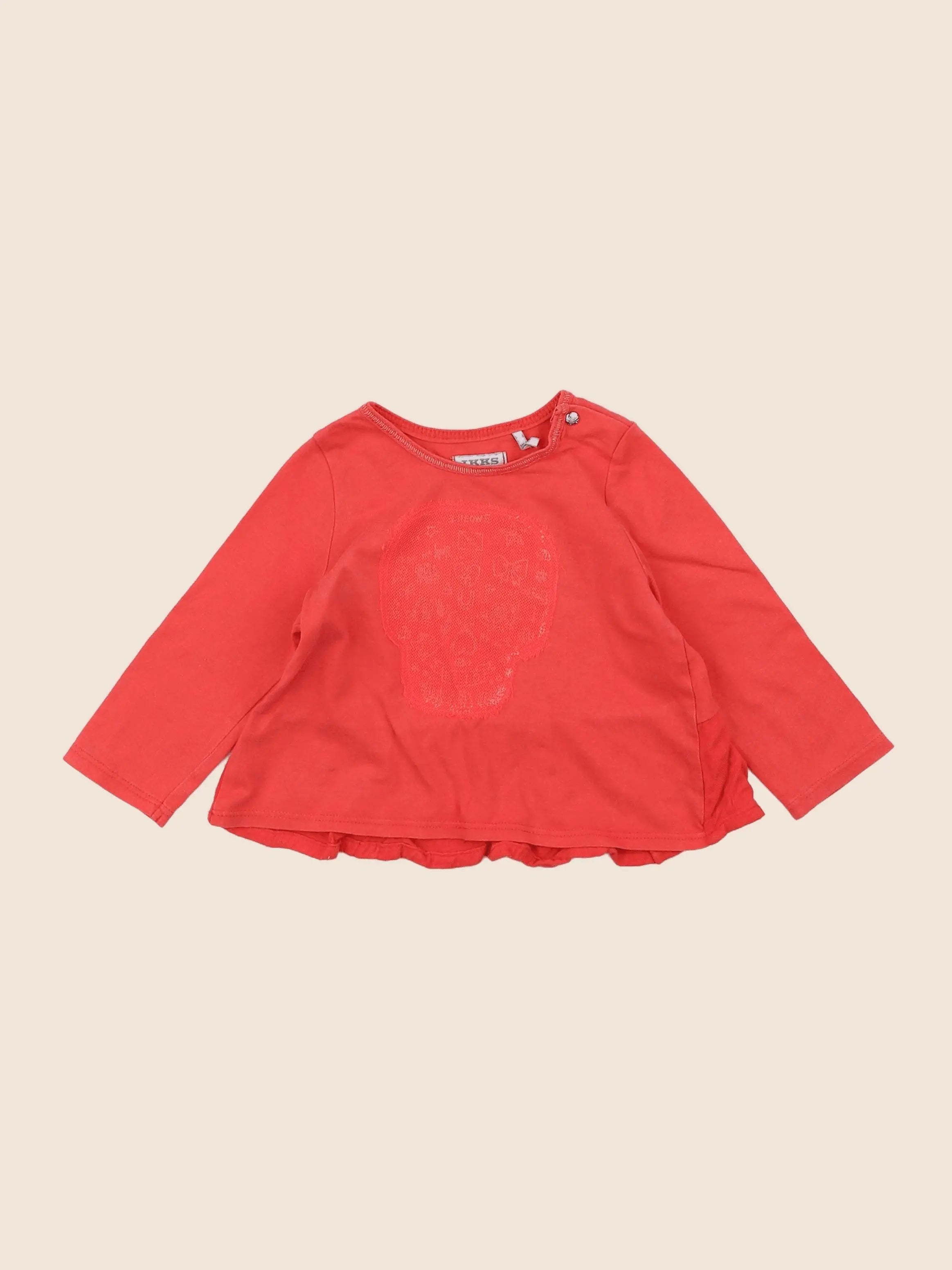 IKKS - tee-shirt orange - 6 mois