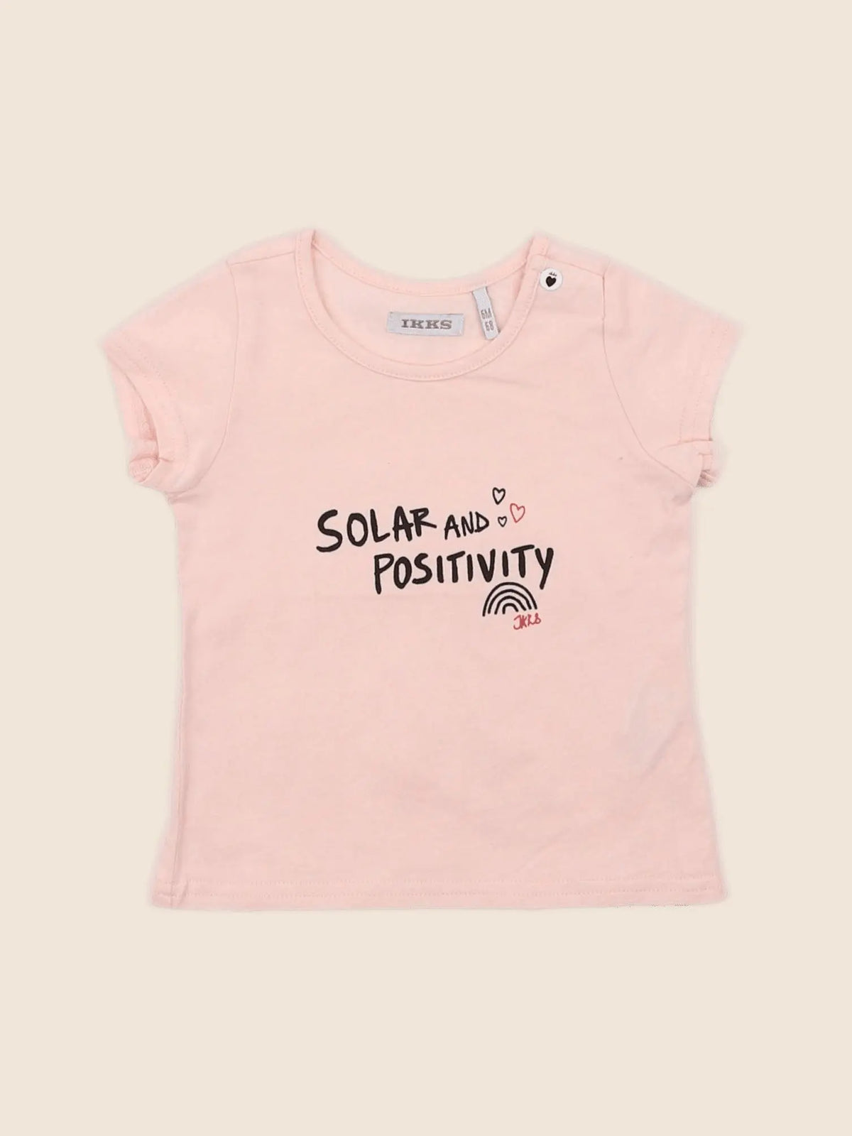 IKKS - tee-shirt rose - 6 mois