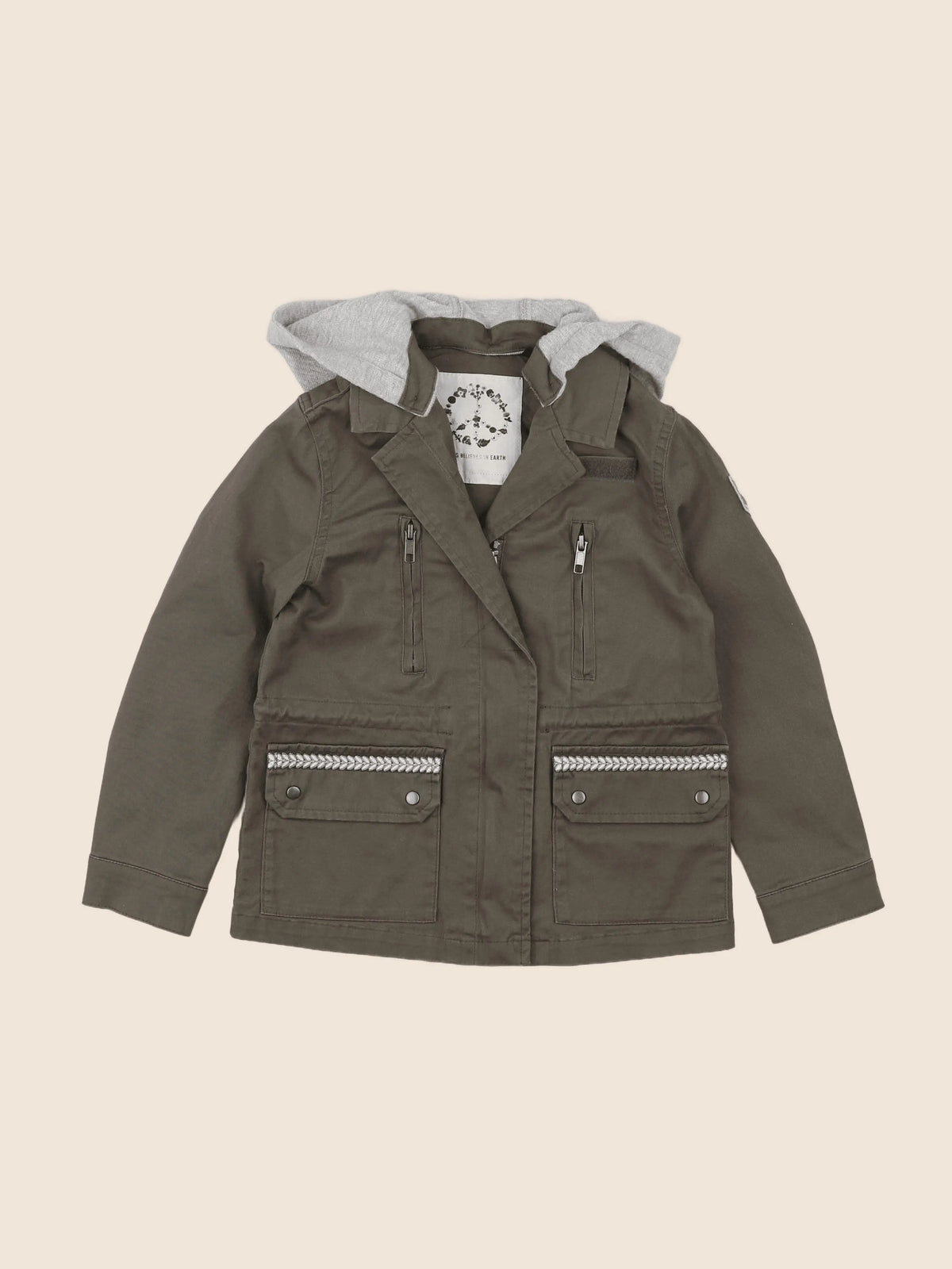 IKKS - veste imprimé au dos vert - 5 ans