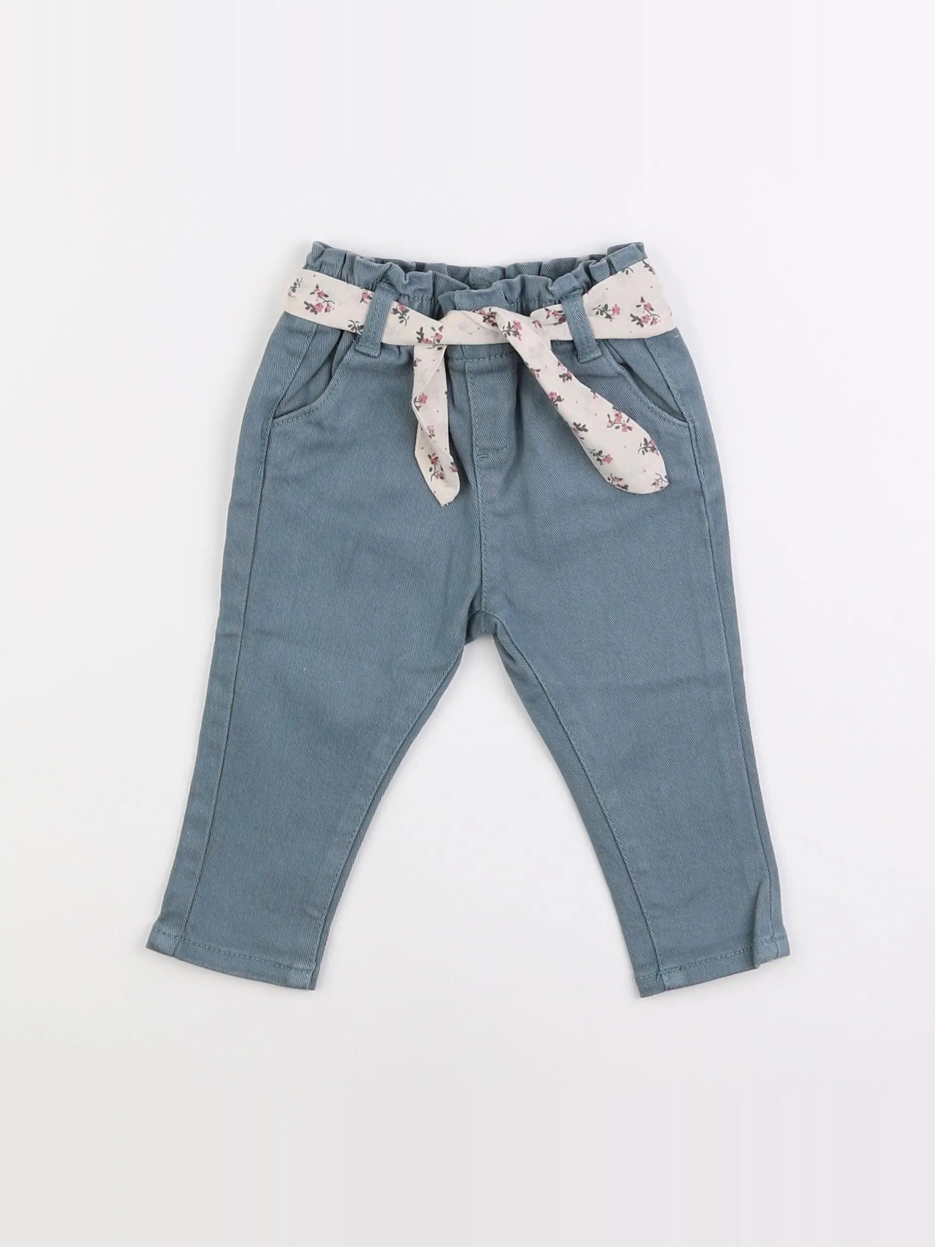Vertbaudet - jean bleu - 9 mois