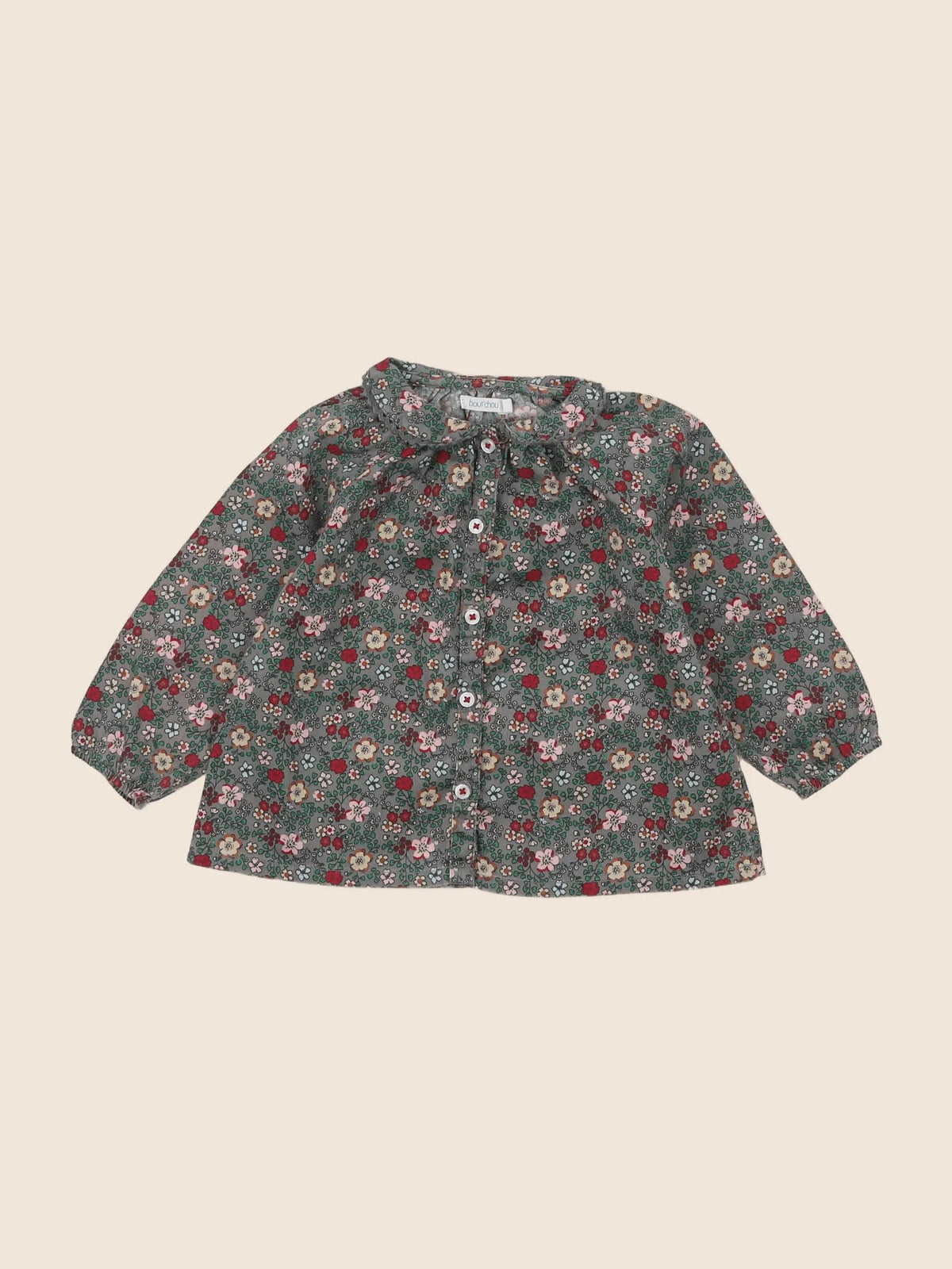 Boutchou - blouse multicolore - 9 mois