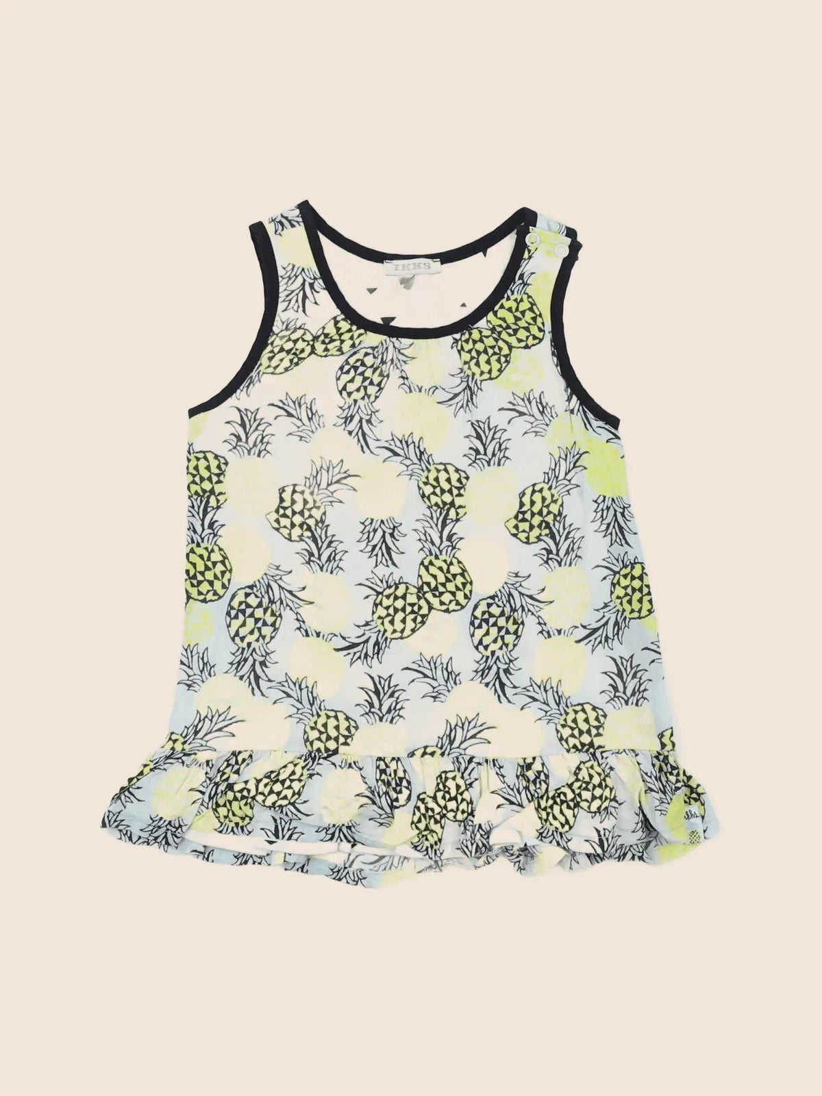 IKKS - robe jaune - 6 mois