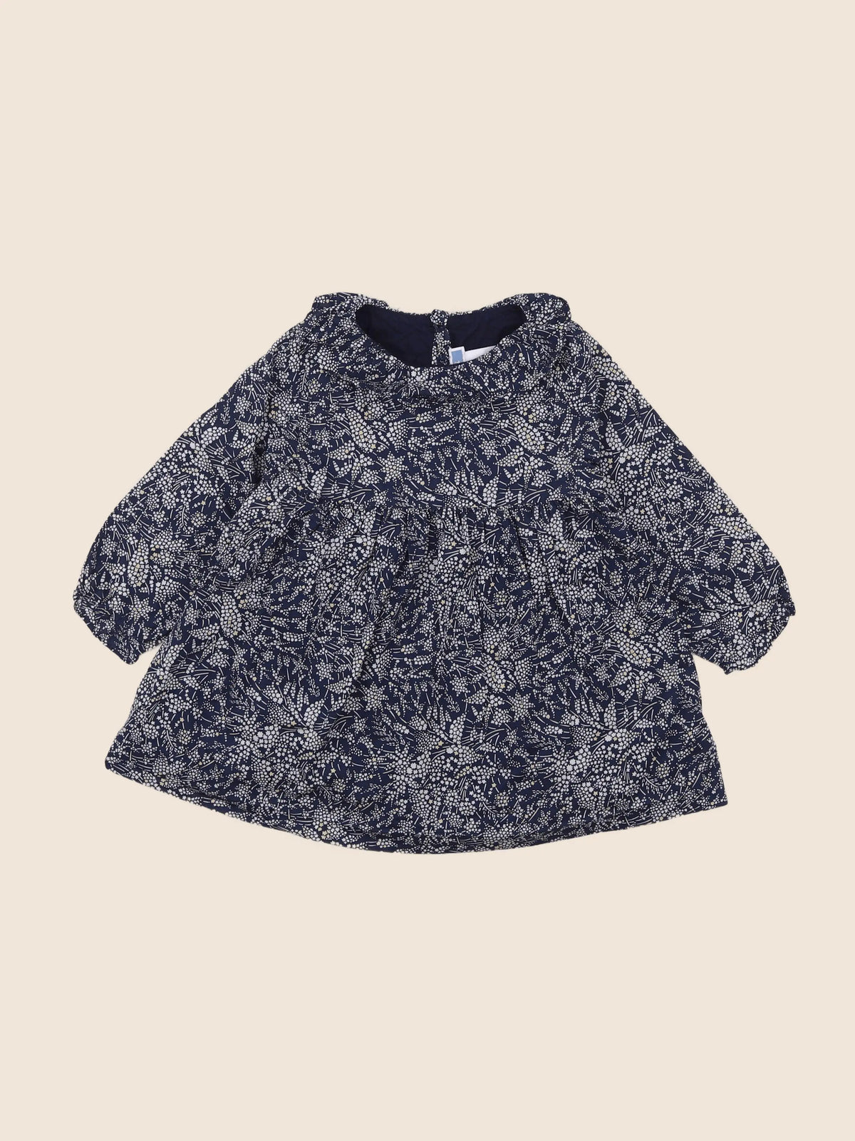 Jacadi - robe liberty bleu - 18 mois