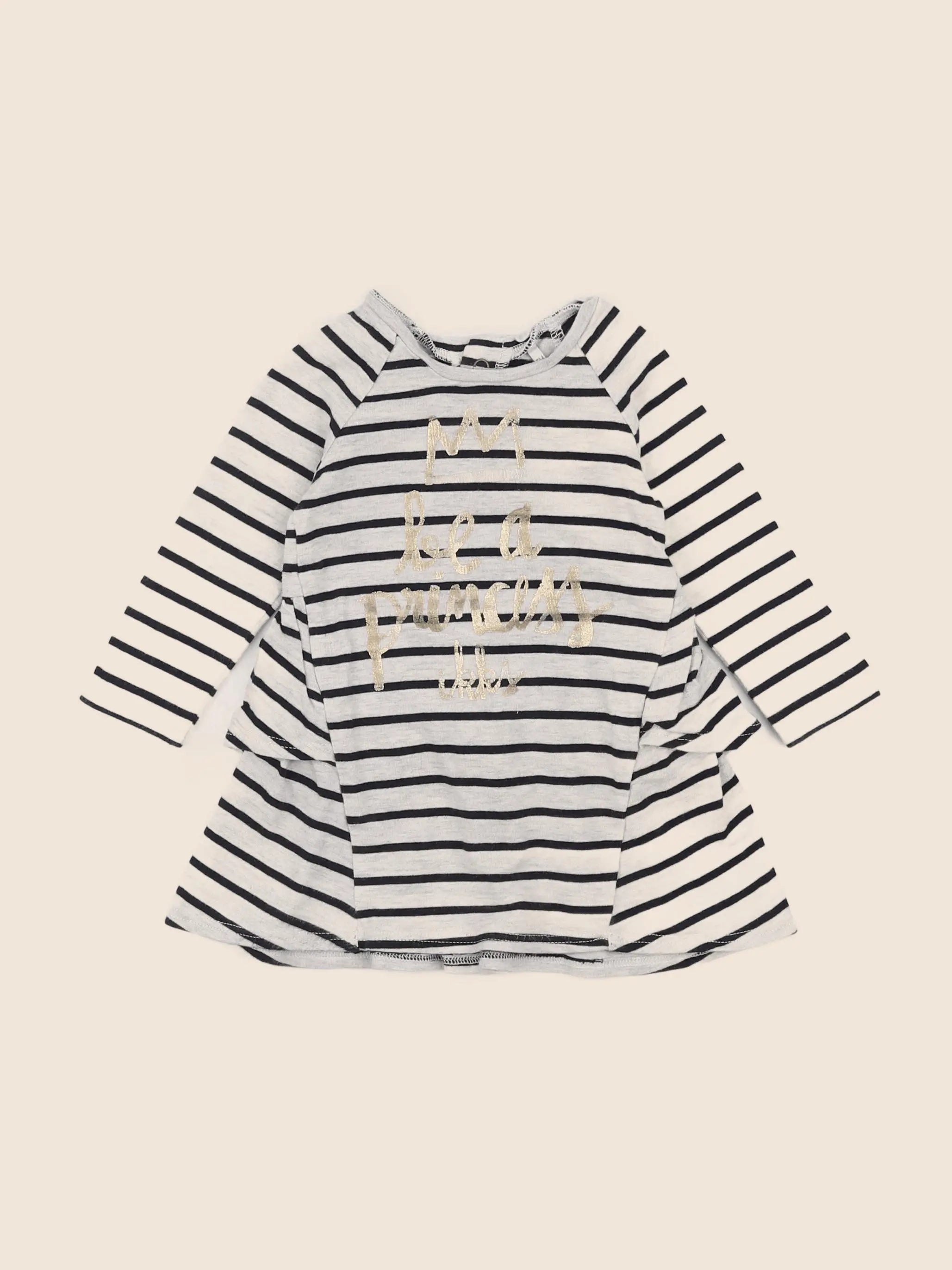 IKKS - robe gris, noir - 6 mois