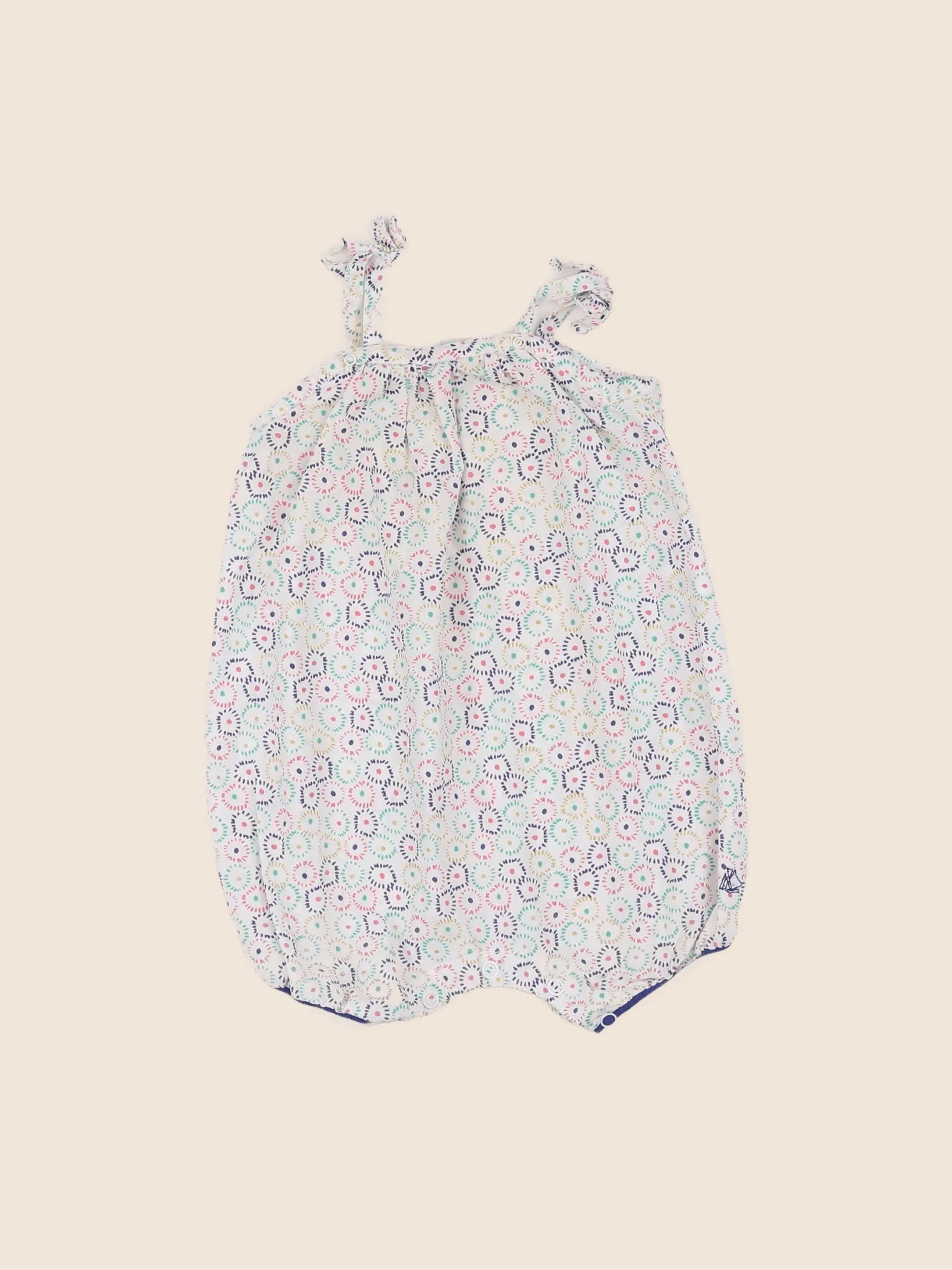 Petit Bateau - combinaison multicolore - 12 mois