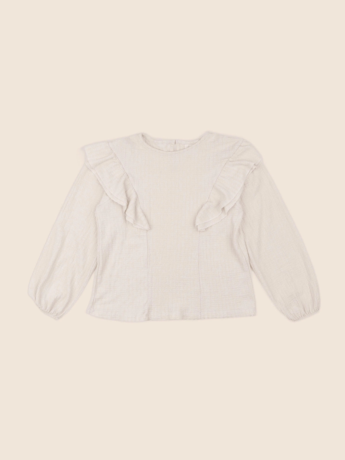 Zara - blouse beige - 11/12 ans