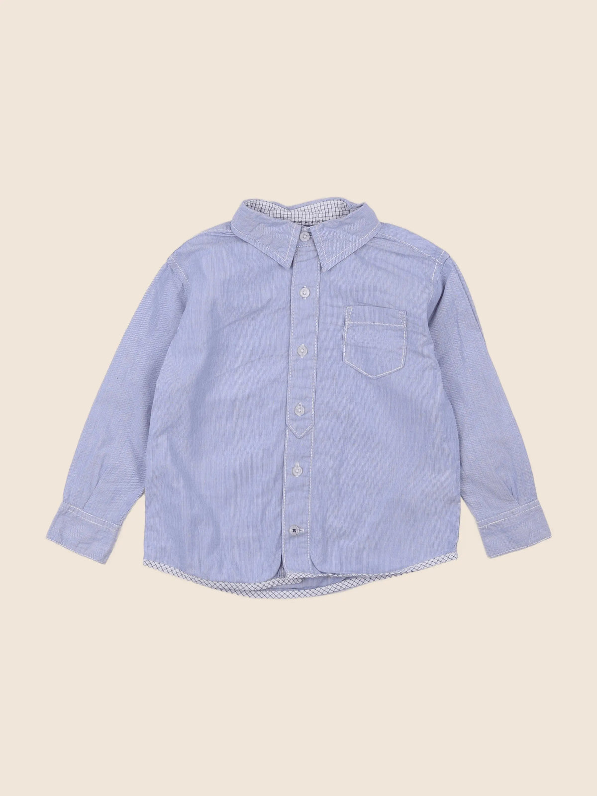 Okaidi - chemise bleu - 3 ans