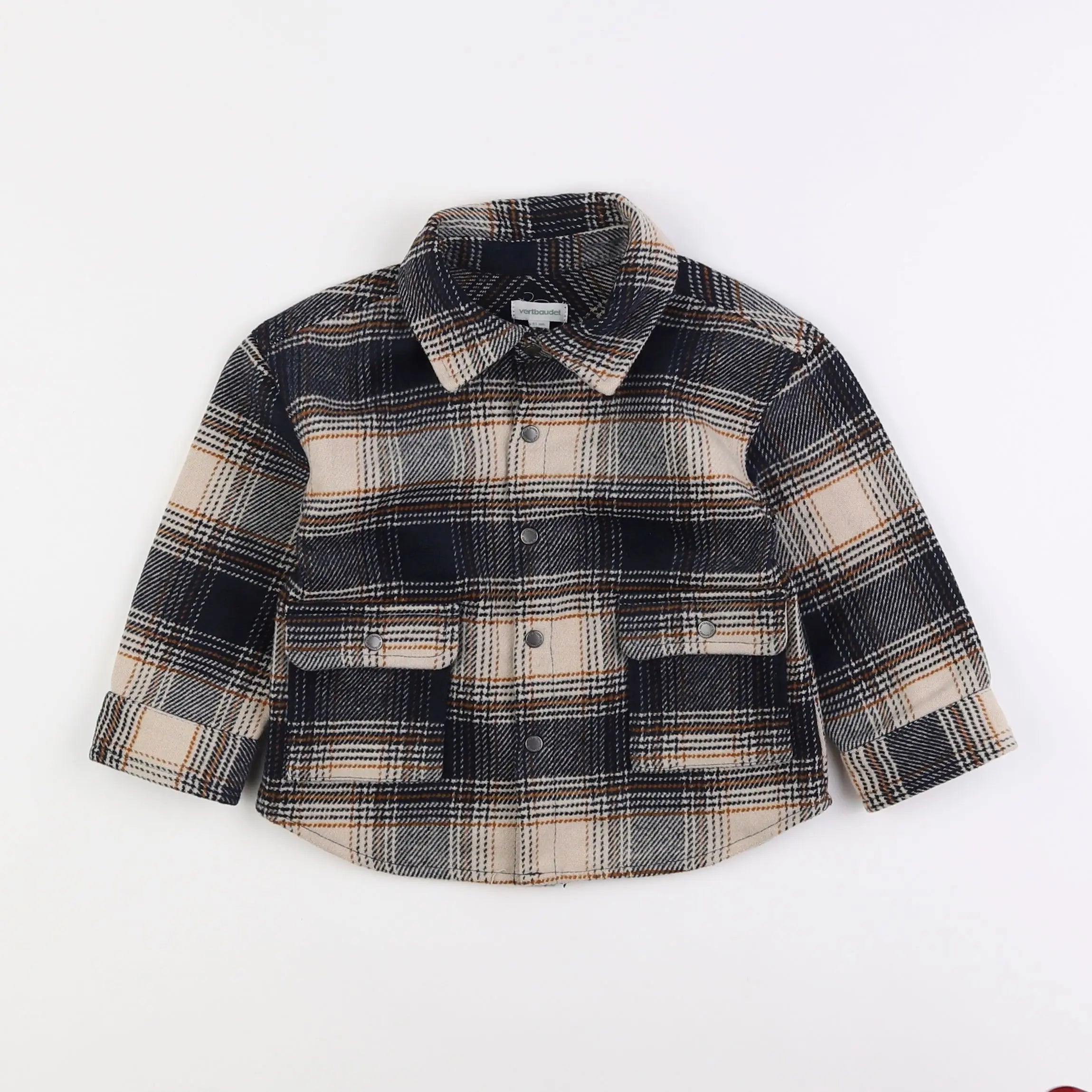 Vertbaudet - chemise bleu - 18 mois
