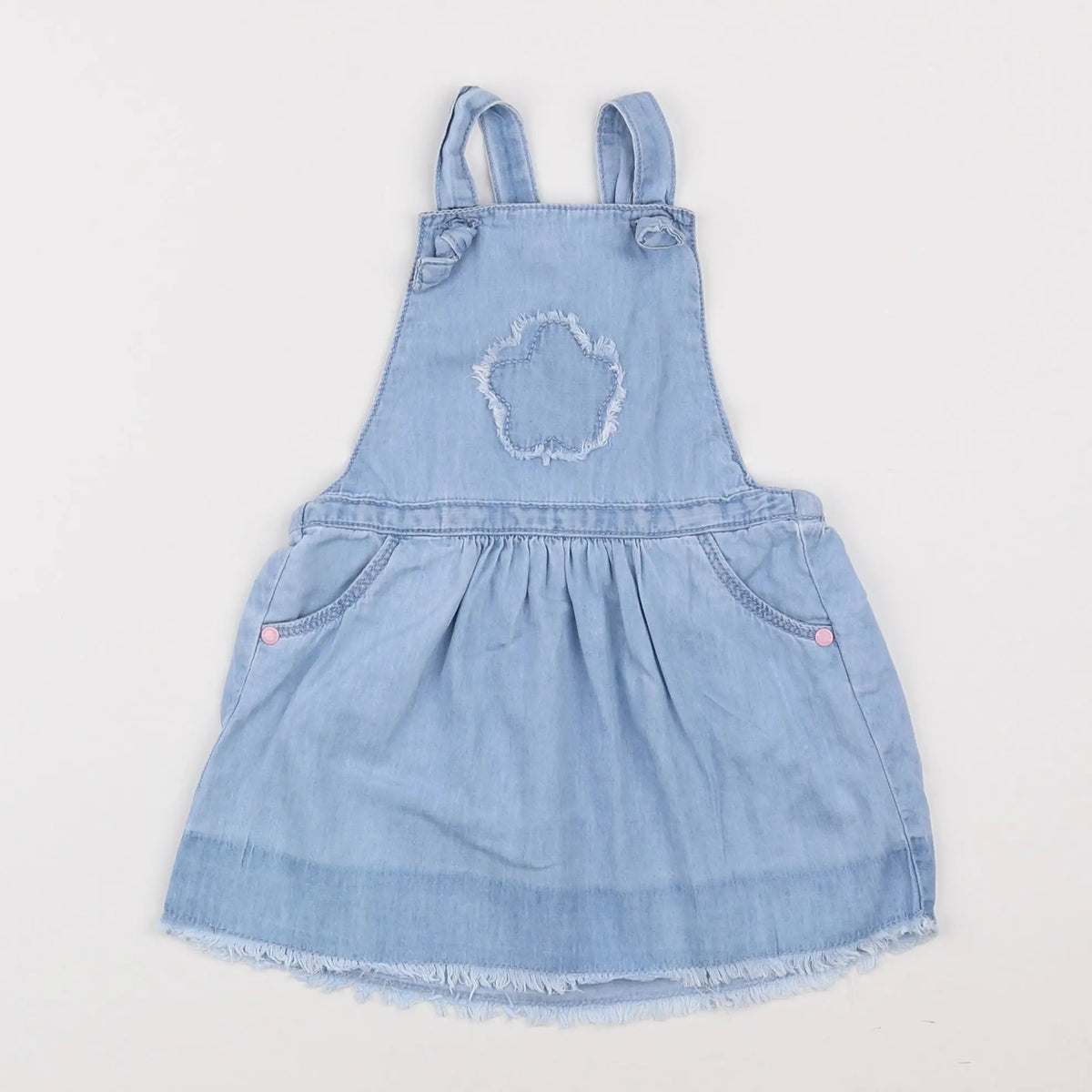 Vertbaudet - robe bleu - 12 mois