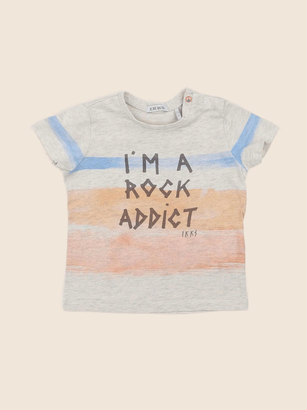 IKKS - tee-shirt multicolore - 12 mois