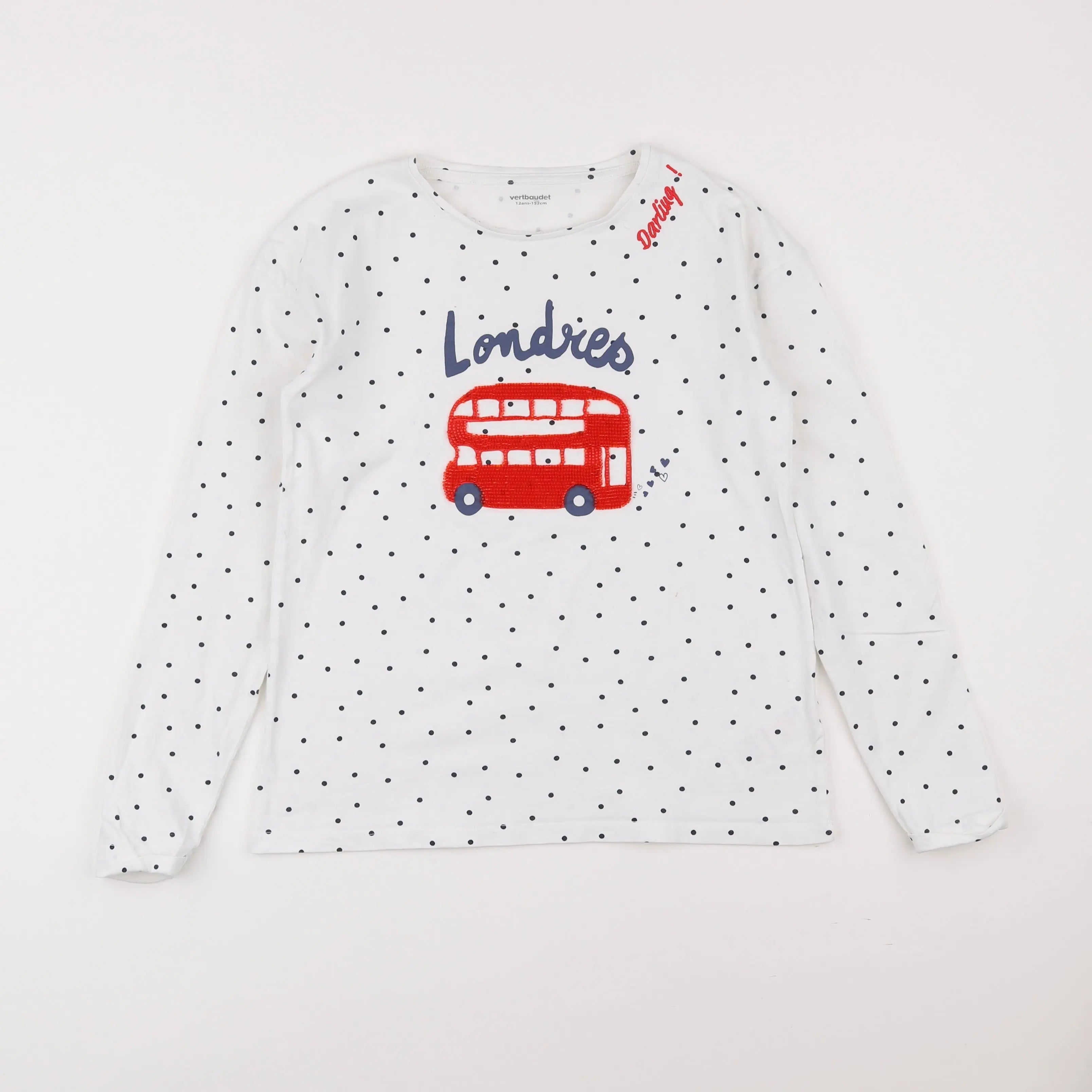 Vertbaudet - tee-shirt multicolore - 12 ans