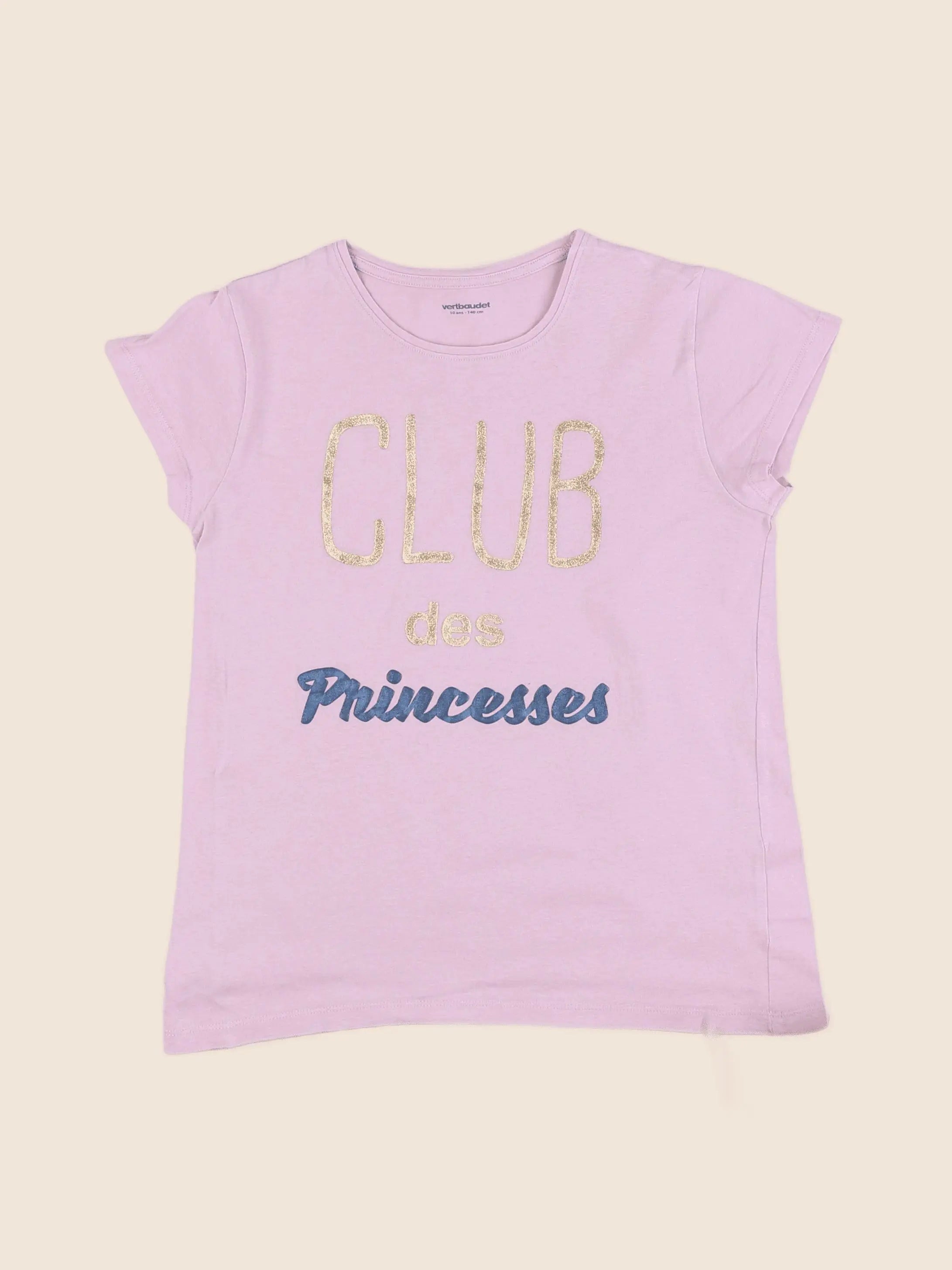 Vertbaudet - tee-shirt violet - 10 ans