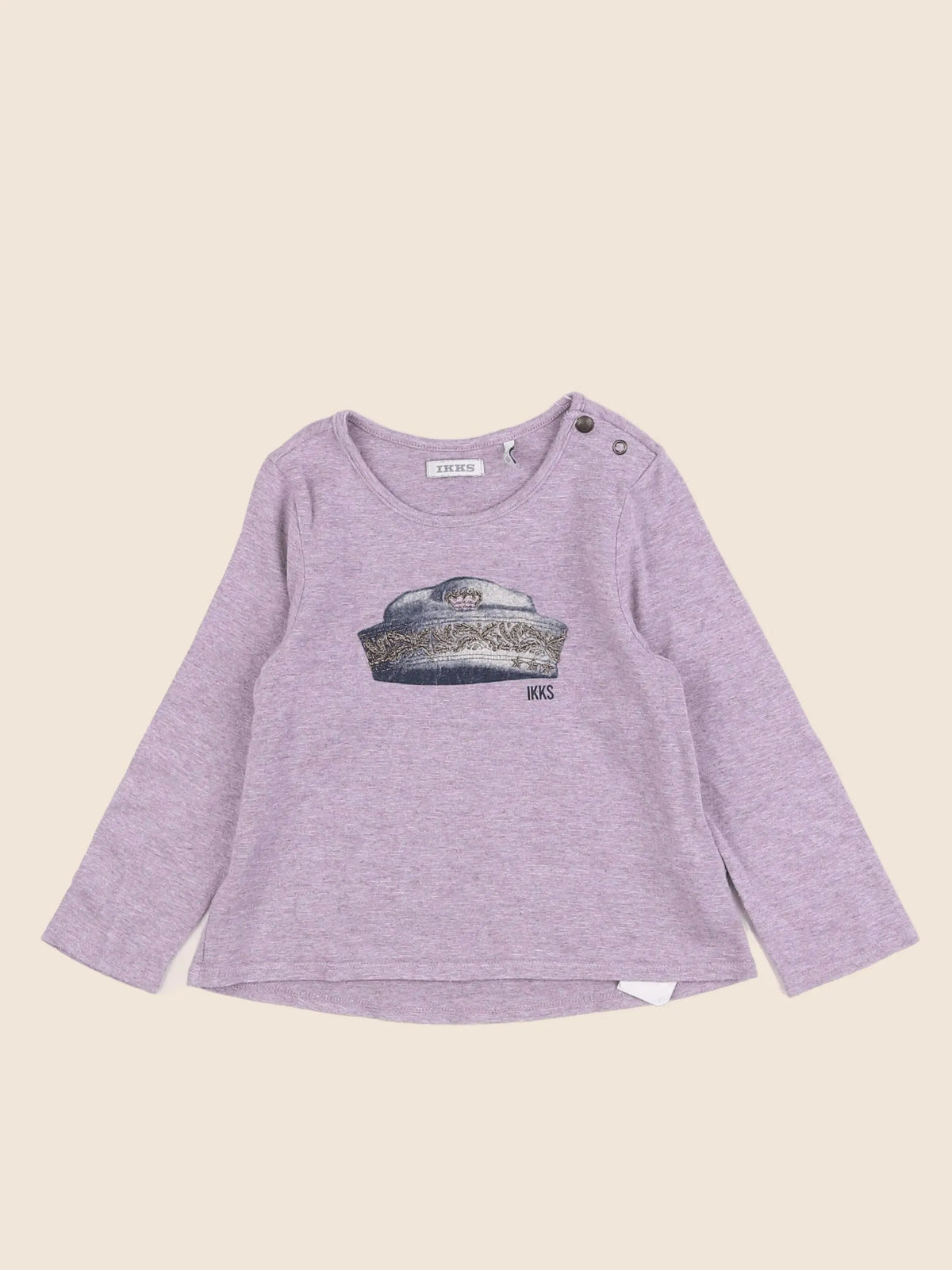 IKKS - tee-shirt violet - 2 ans