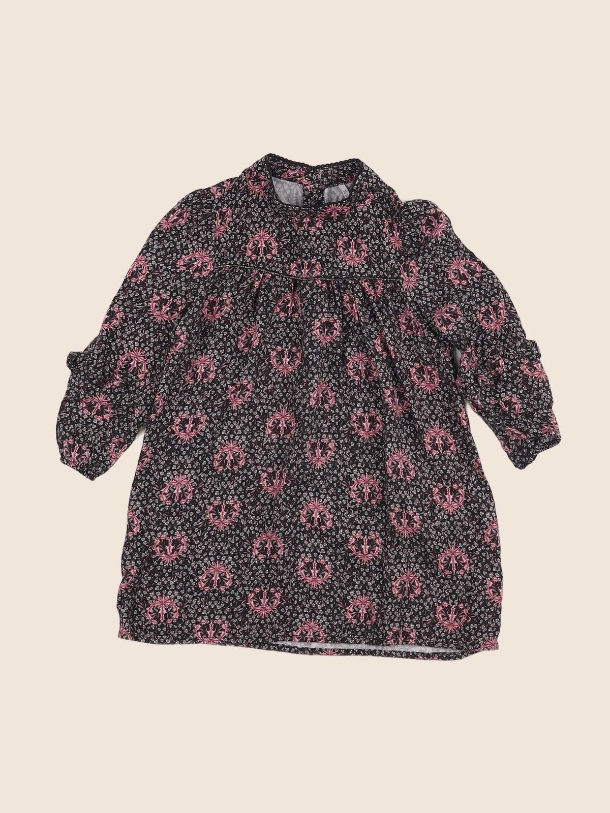 IKKS - robe noir - 2 ans