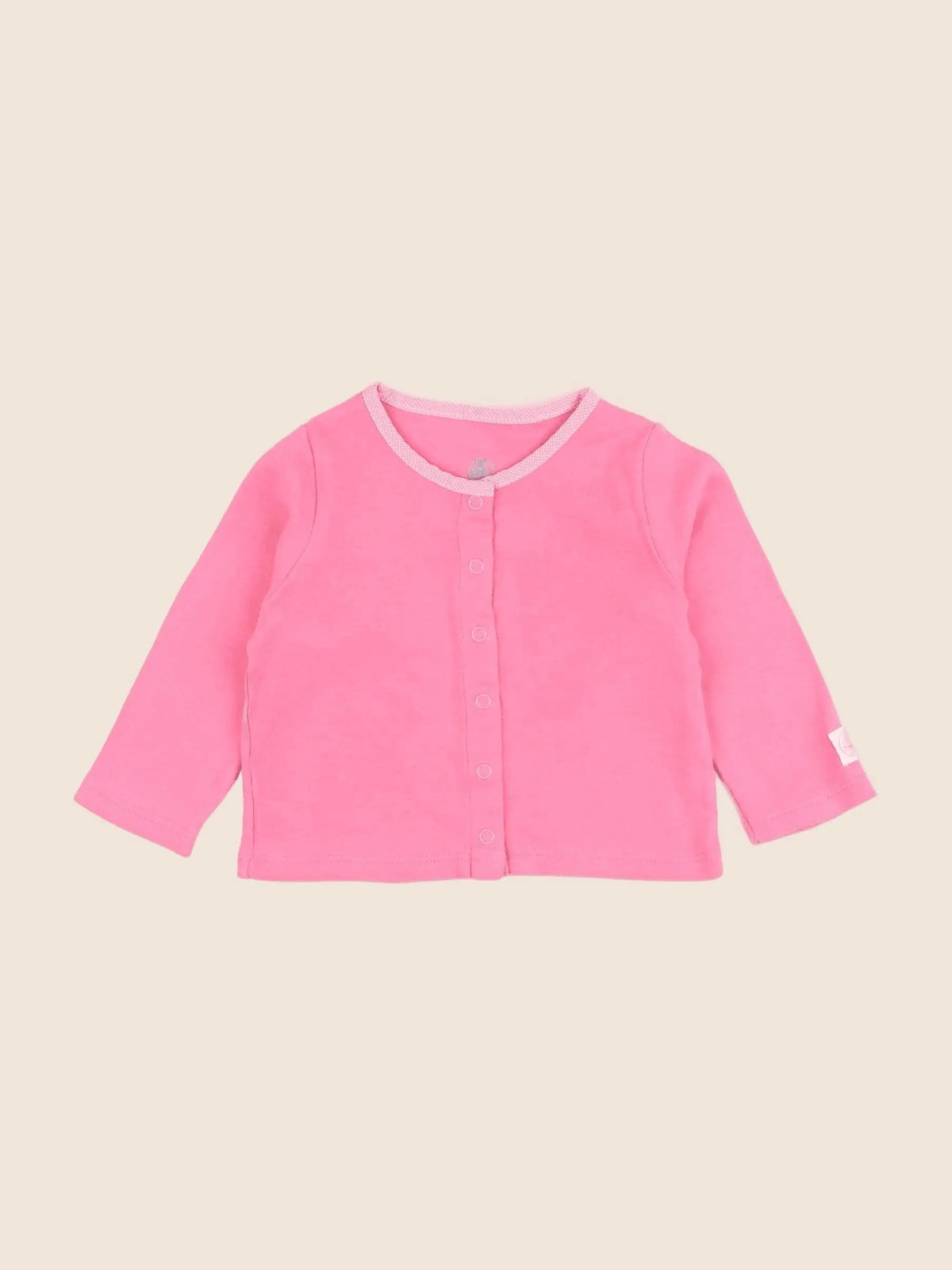 Petit Bateau - tee-shirt rose - 6 mois