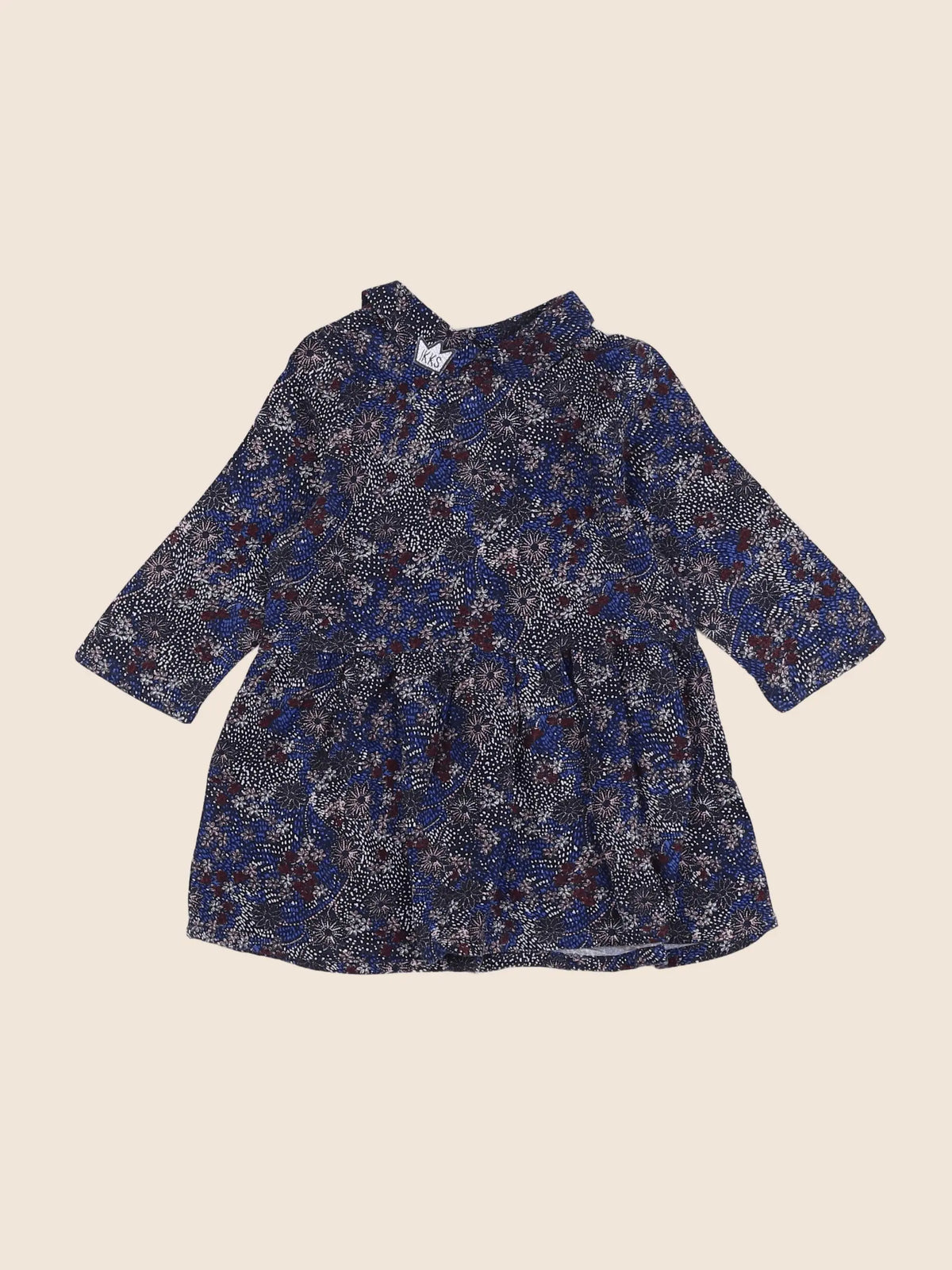 IKKS - robe bleu - 6 mois