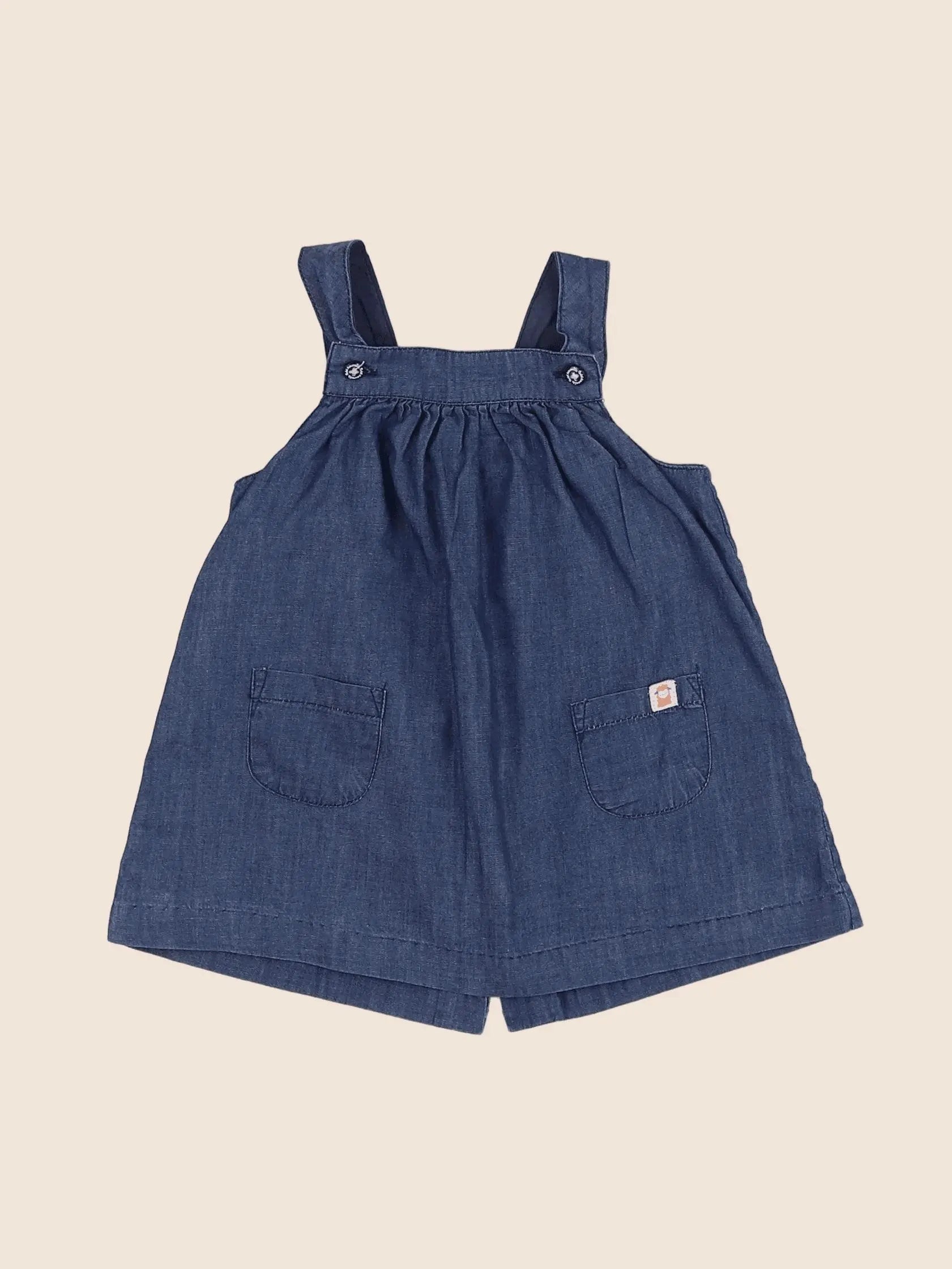 Cadet Rousselle - robe bleu - 6 mois