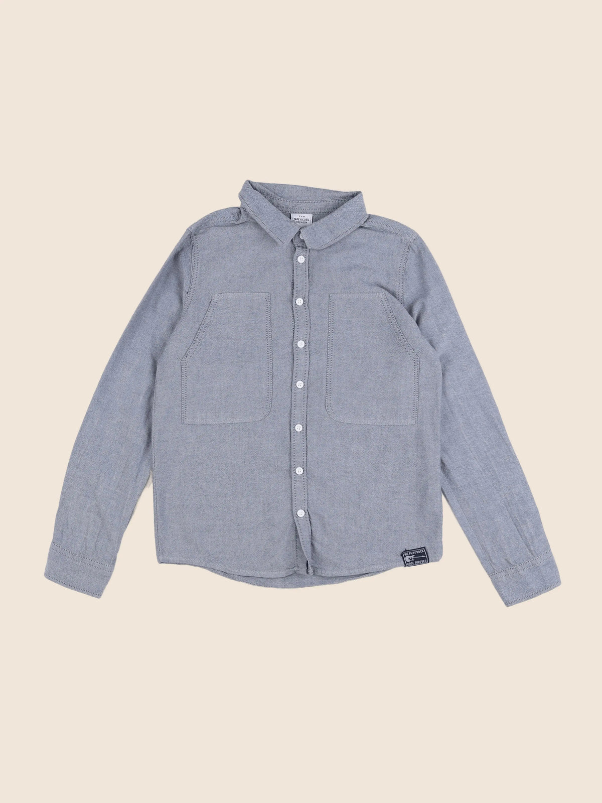 Tape à l'oeil - chemise gris - 10 ans