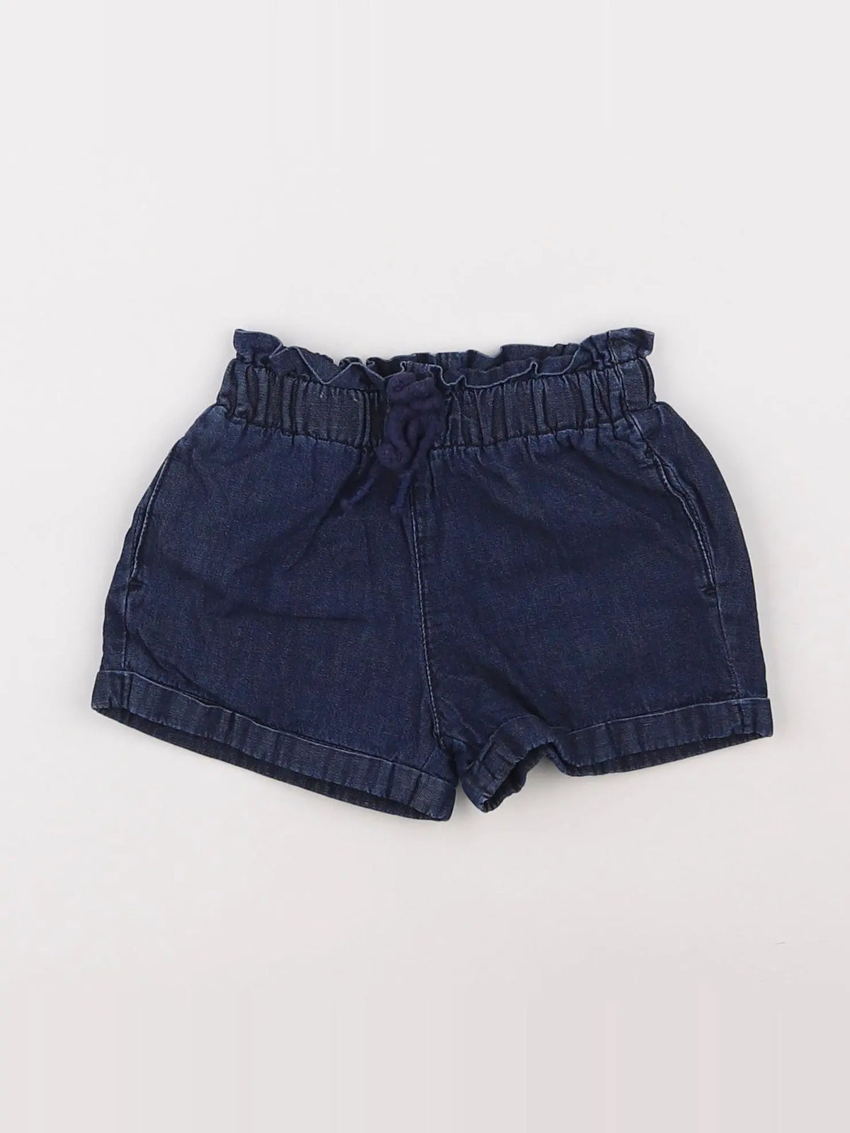 Vertbaudet - short bleu - 6 mois