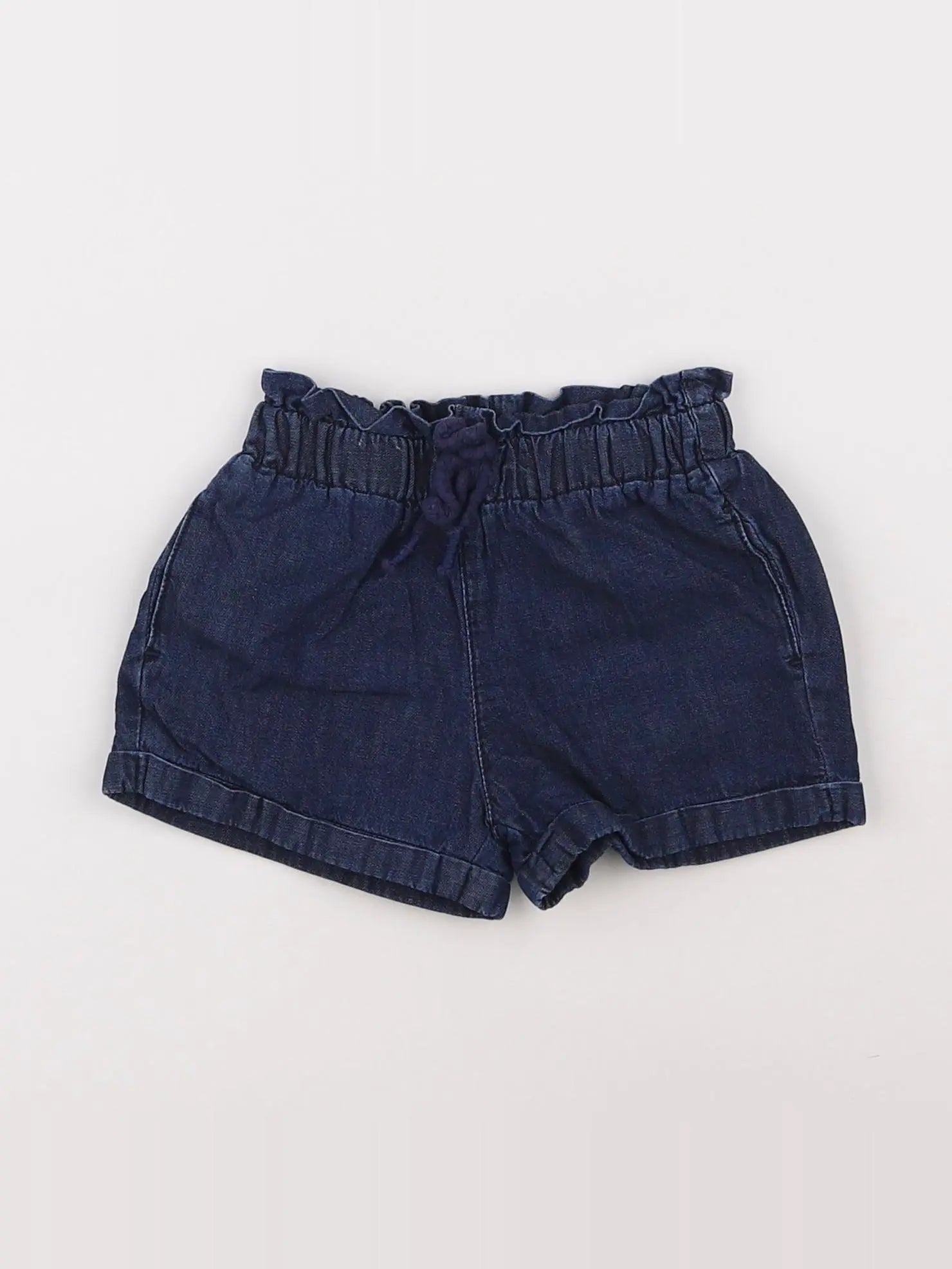 Vertbaudet - short bleu - 6 mois