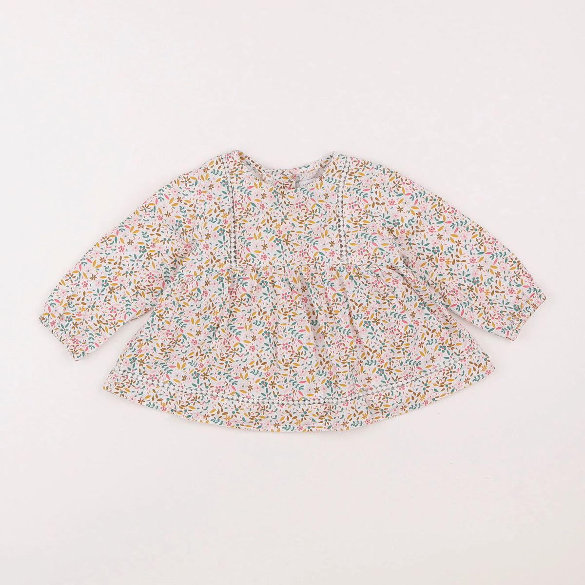 Vertbaudet - blouse multicolore - 12 mois