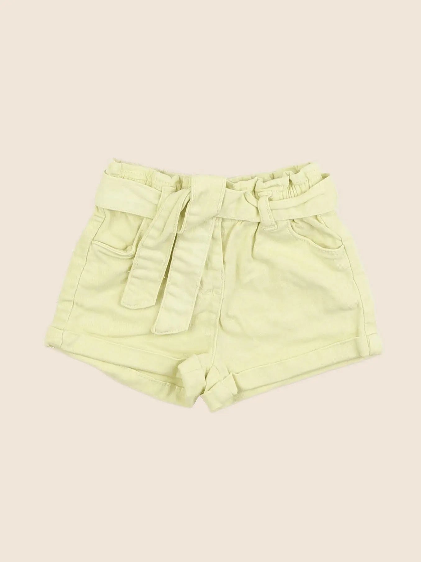 Tape à l'oeil - short jaune - 6 mois