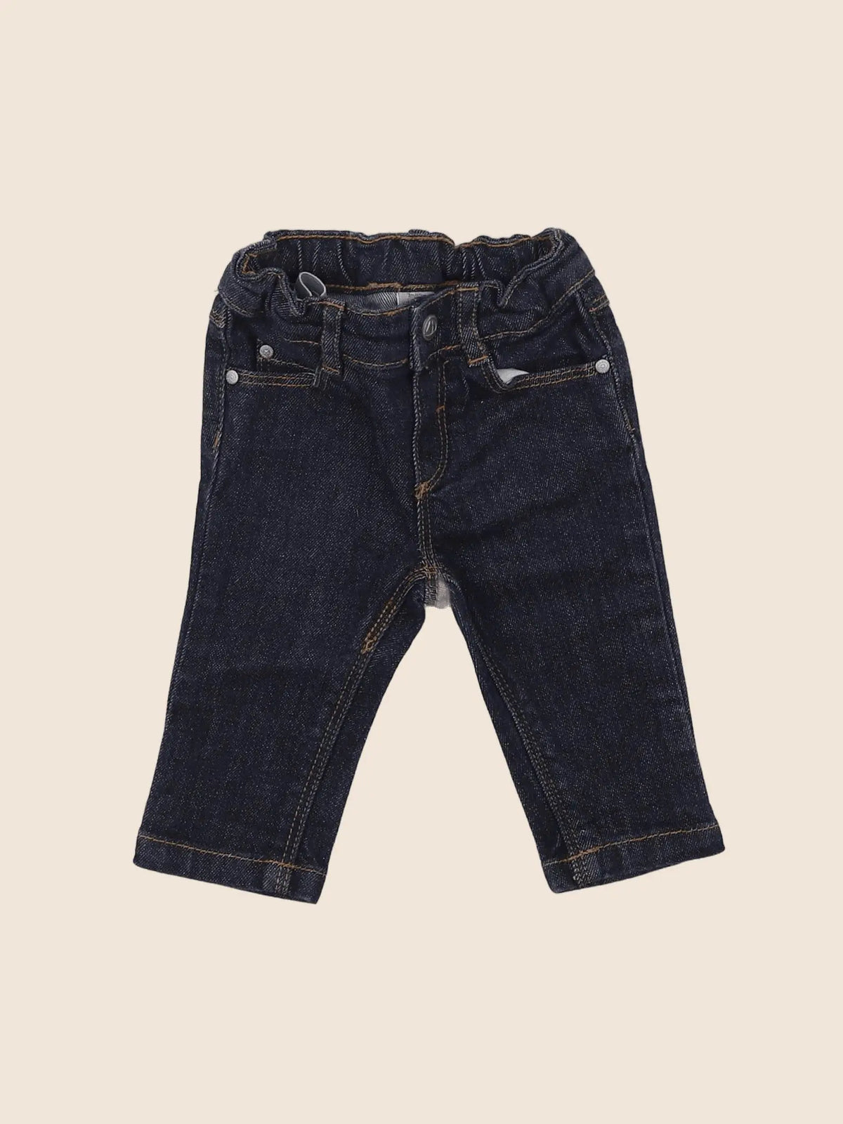 Petit Bateau - jean bleu - 3 mois