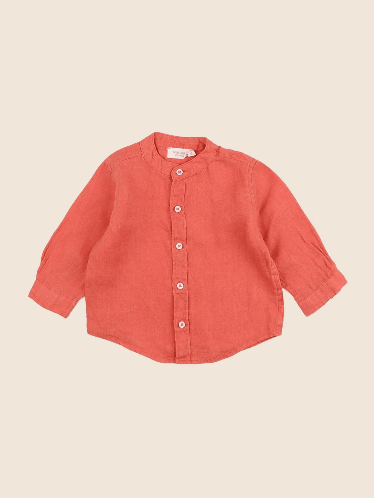 Boutchou - chemise rouge - 6 mois