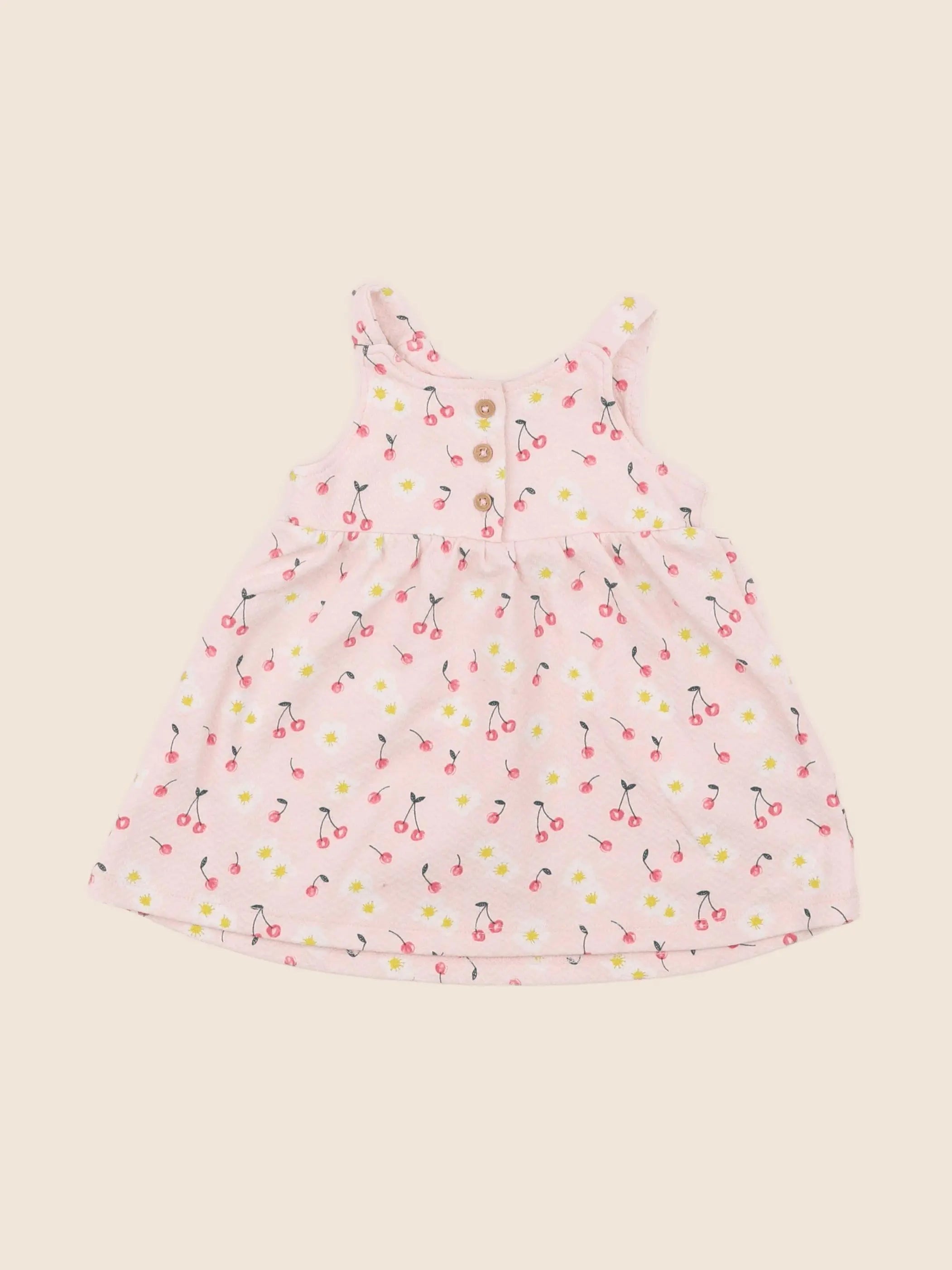 Vertbaudet - robe rose - 9 mois