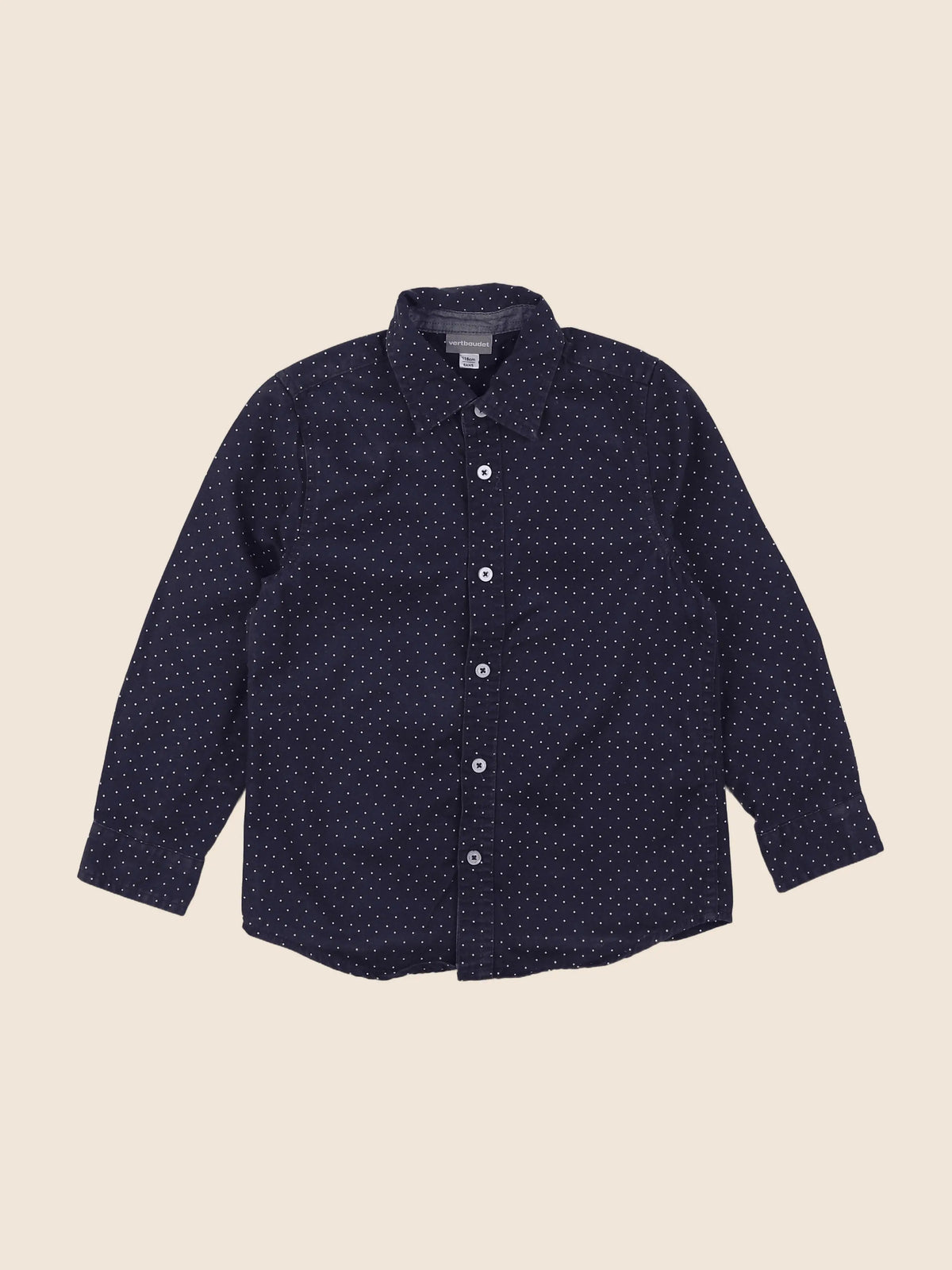 Vertbaudet - chemise bleu - 6 ans