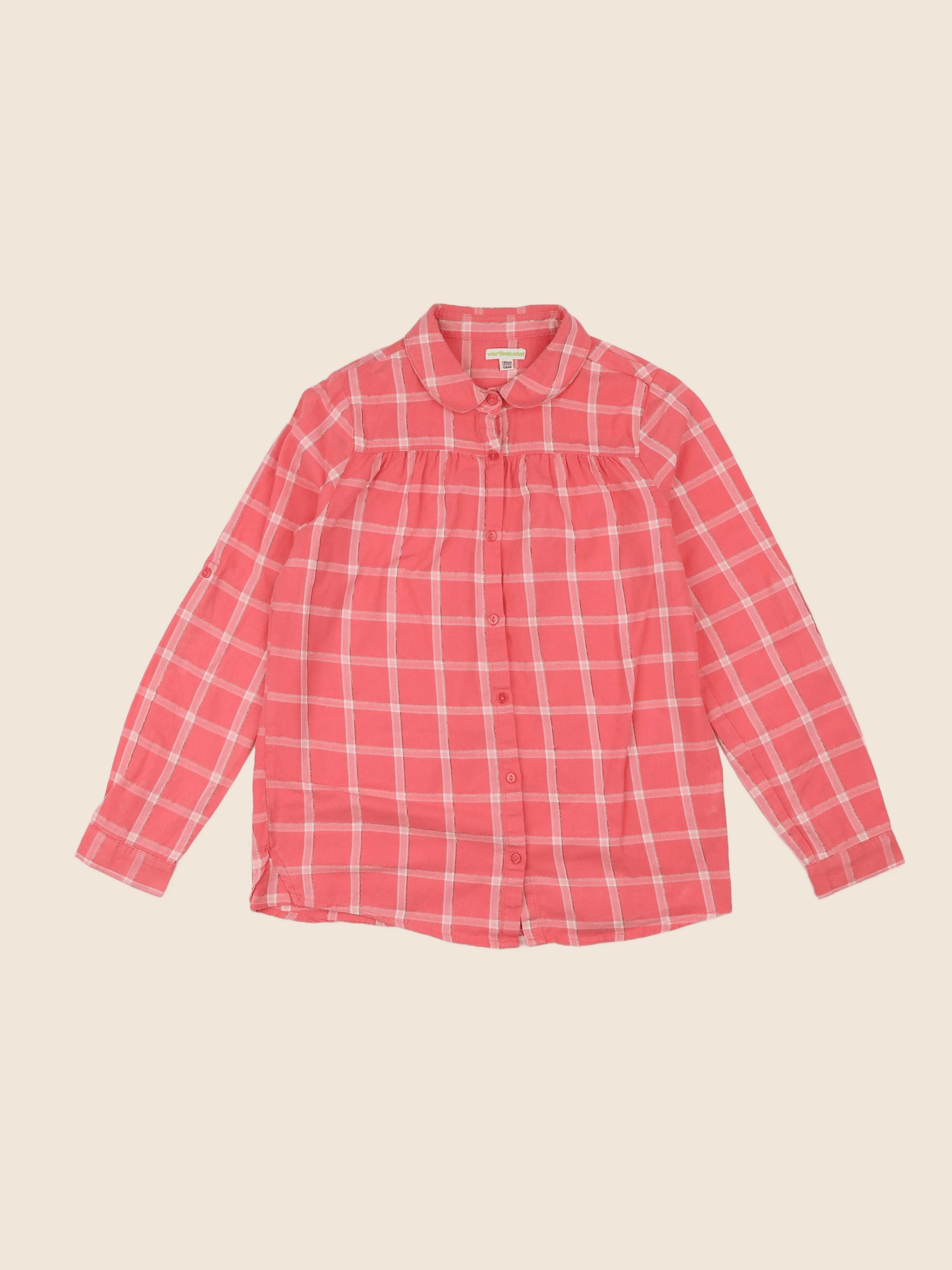 Vertbaudet - chemise rose - 12 ans