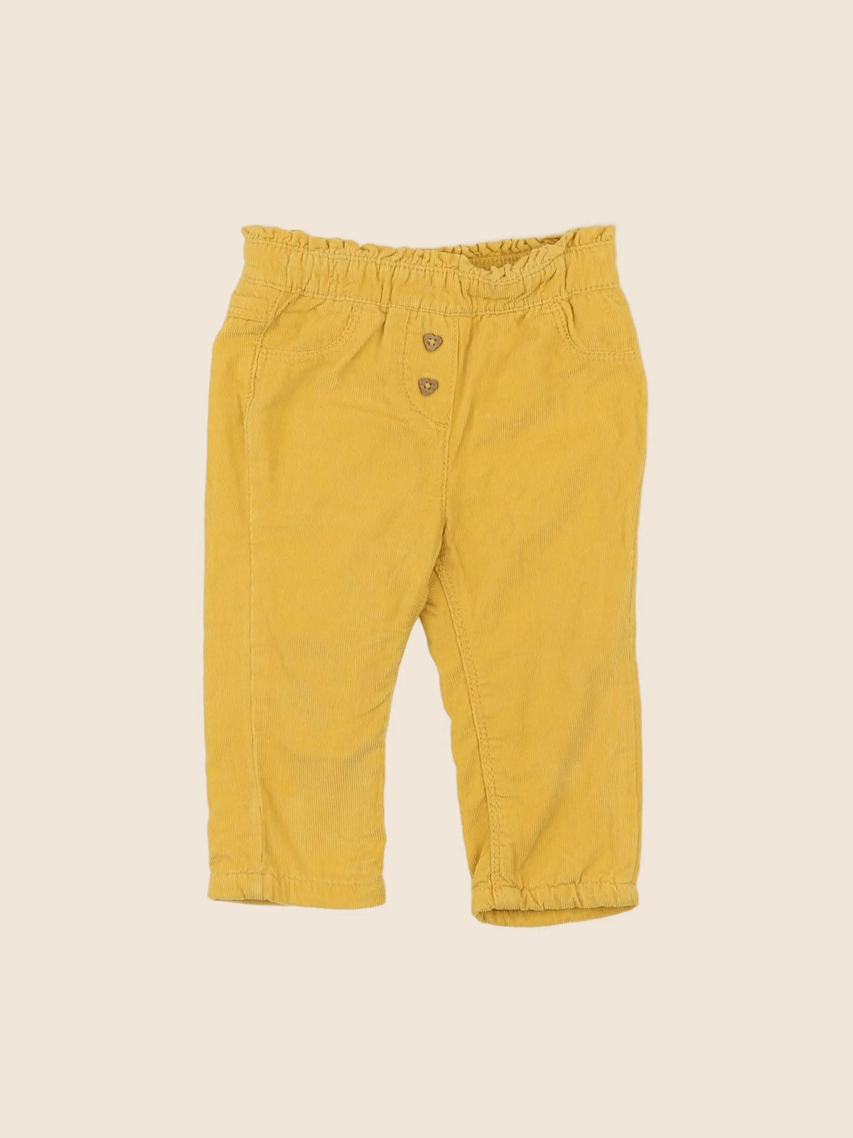 Tape à l'oeil - pantalon jaune - 6 mois