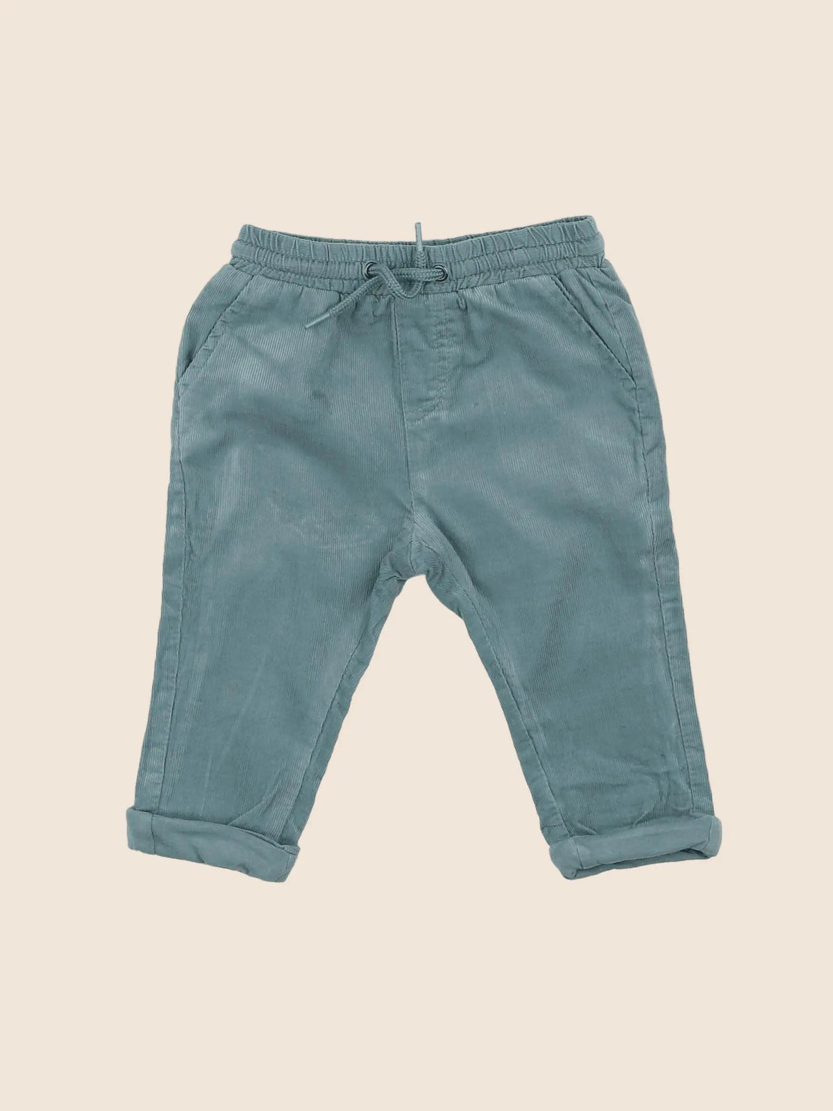 Vertbaudet - pantalon vert - 6 mois