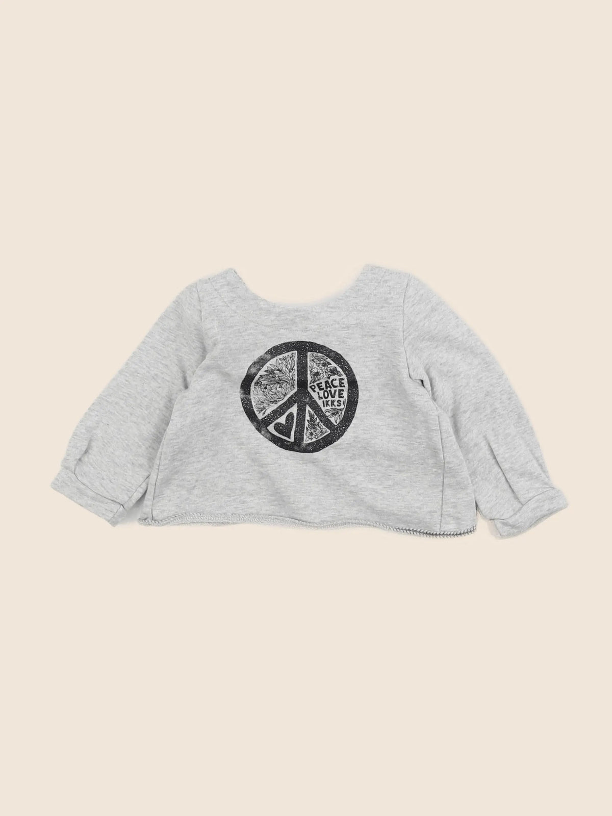 IKKS - sweat gris - 12 mois