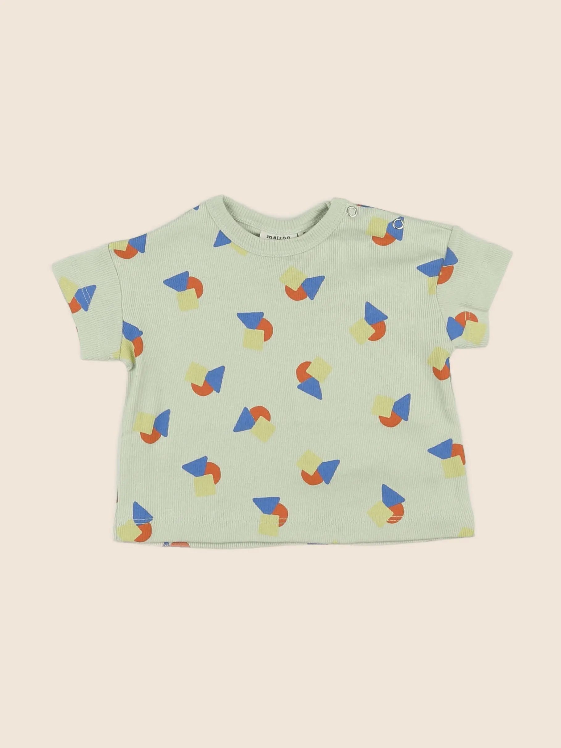 Tee-shirt Puzzle vert